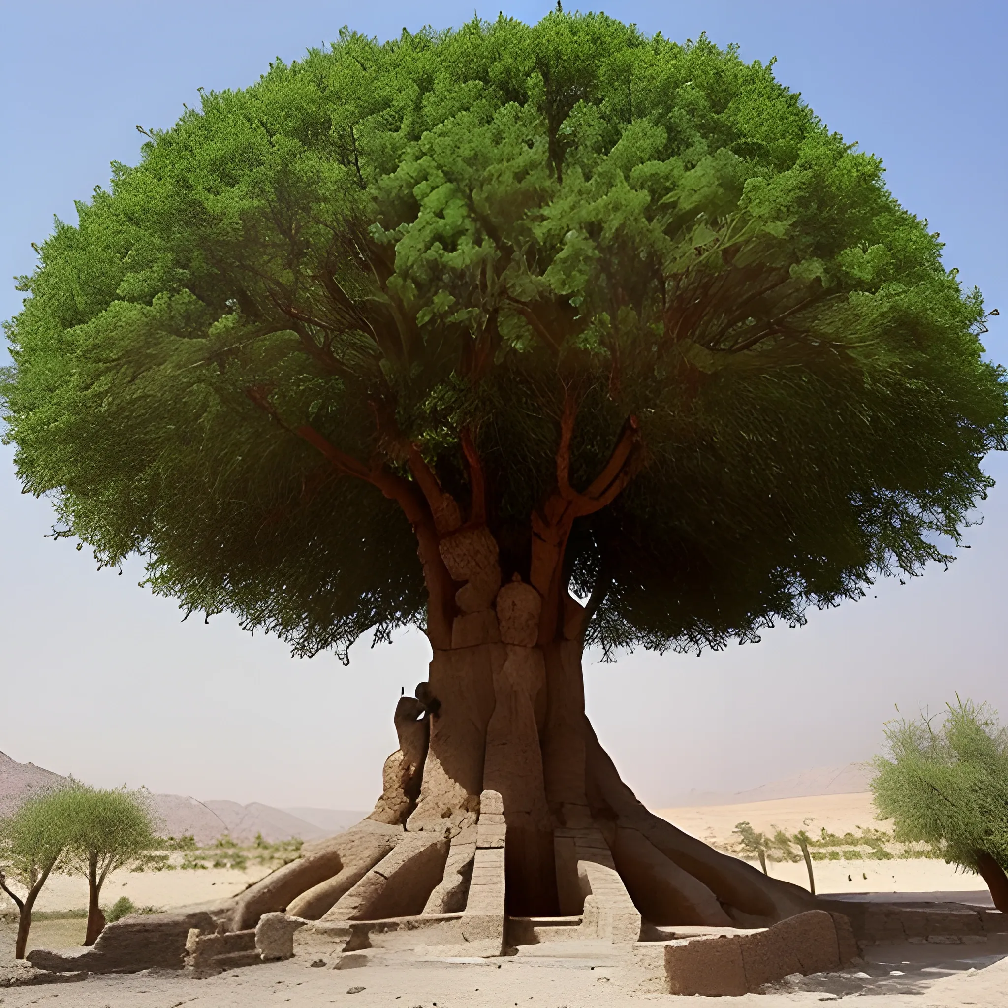 Abarkuh is a city  in iran. The oldest  tree is in Abarkuh. 
This tree have 8000 years old. It IA a chypress.