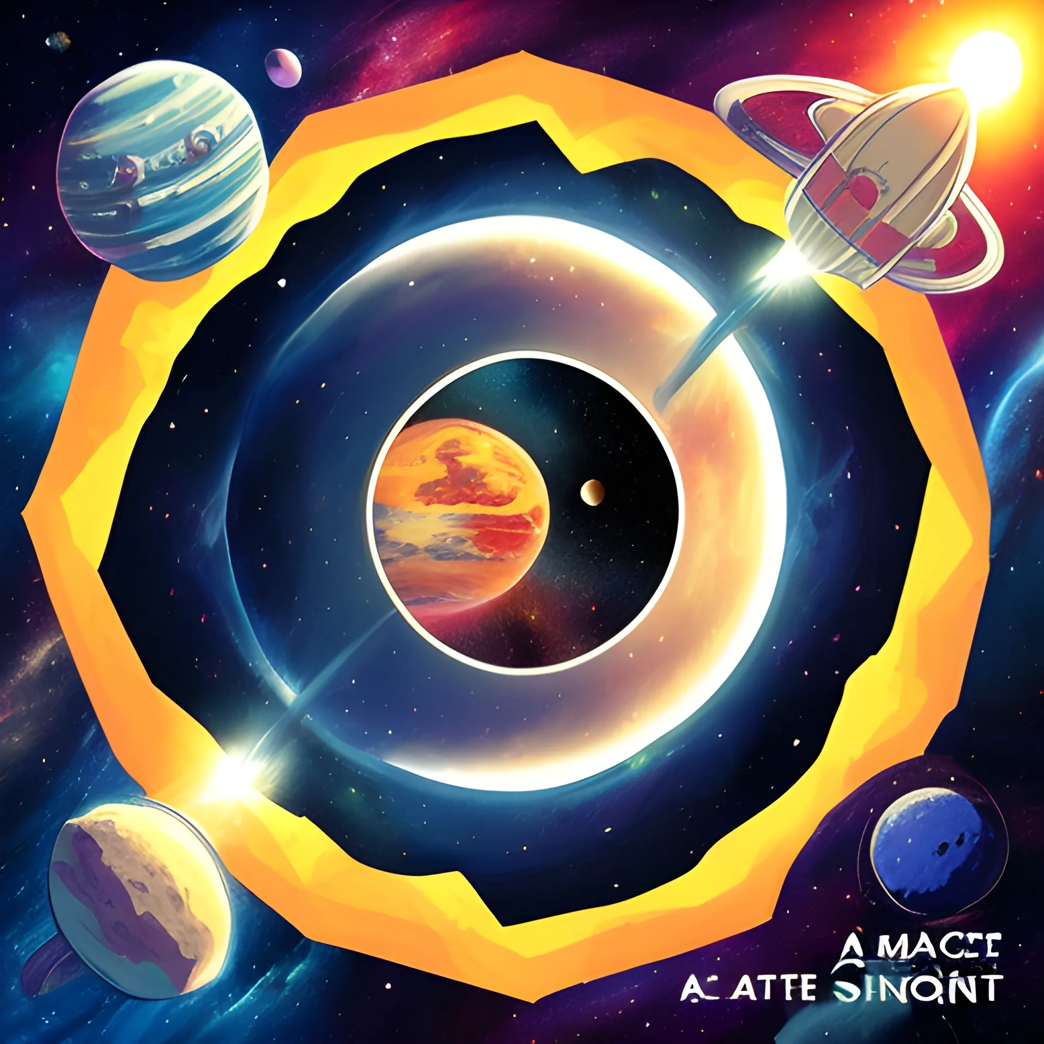 space art cover underground
