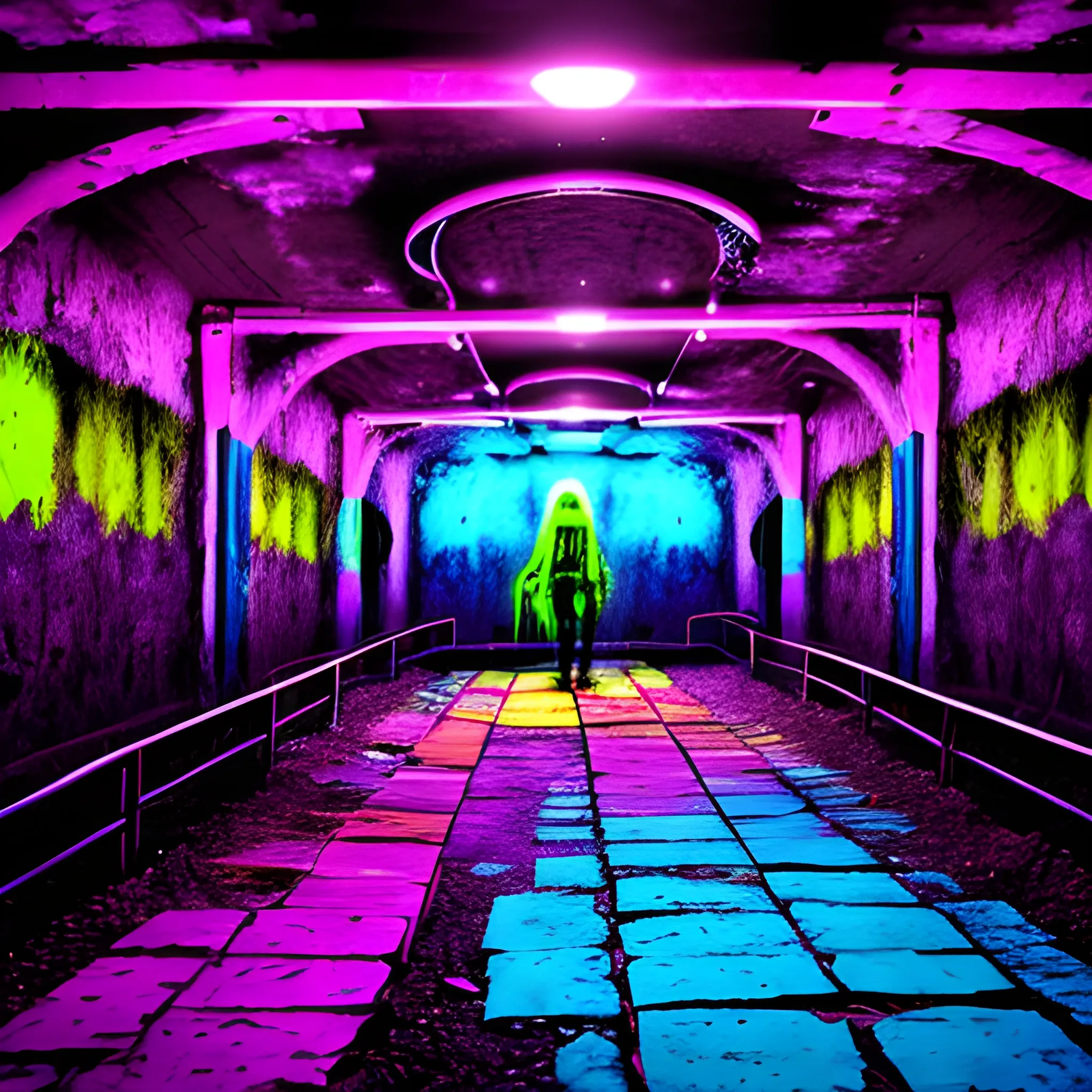 underground rave
