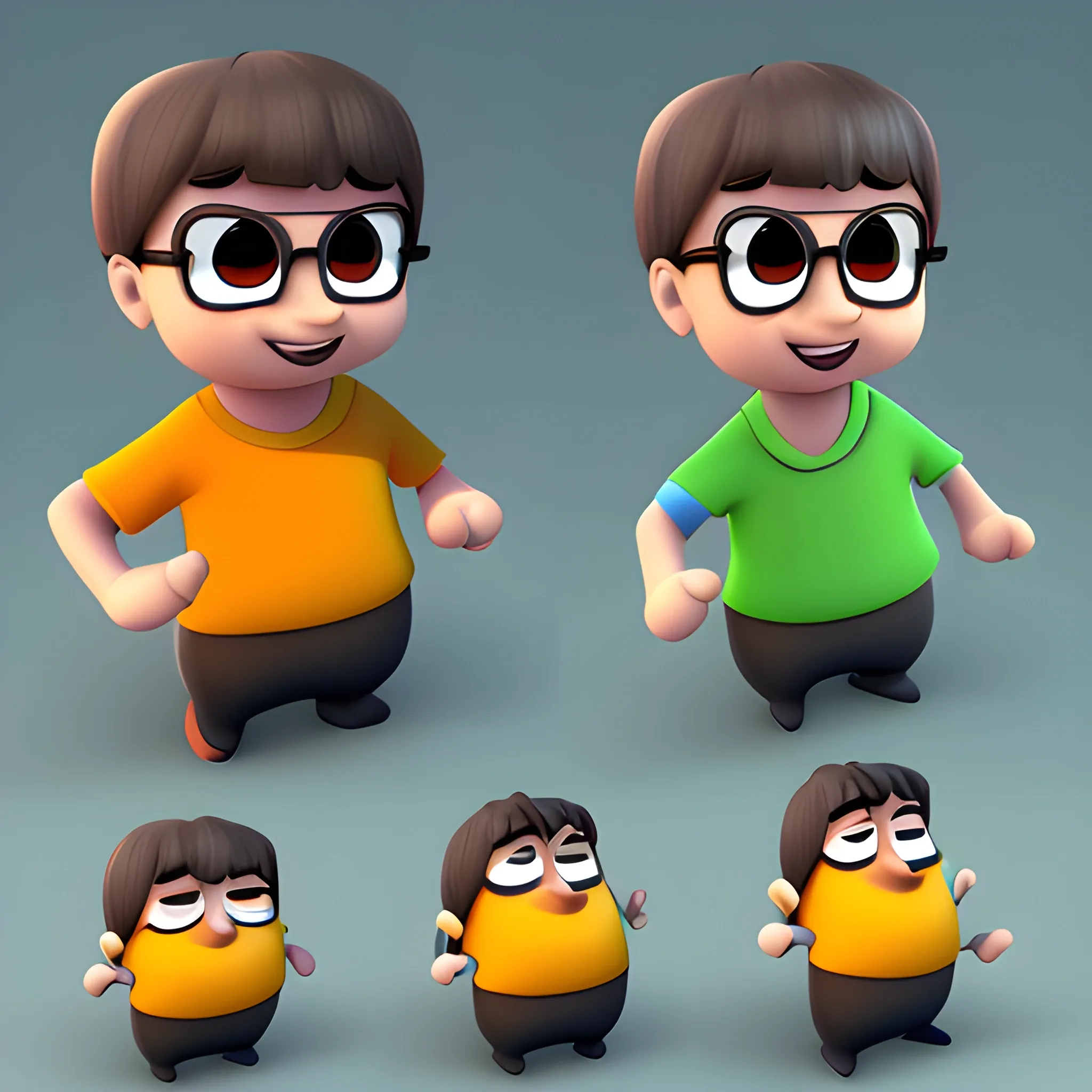 , Cartoon, 3D, 3D