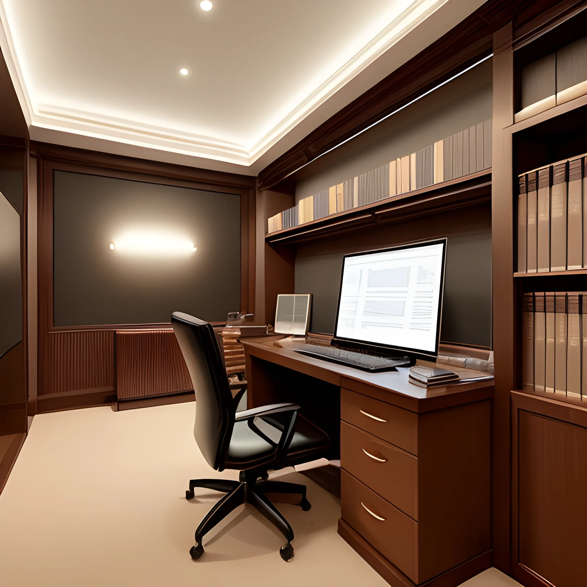 an elegan classic studio of lawyer