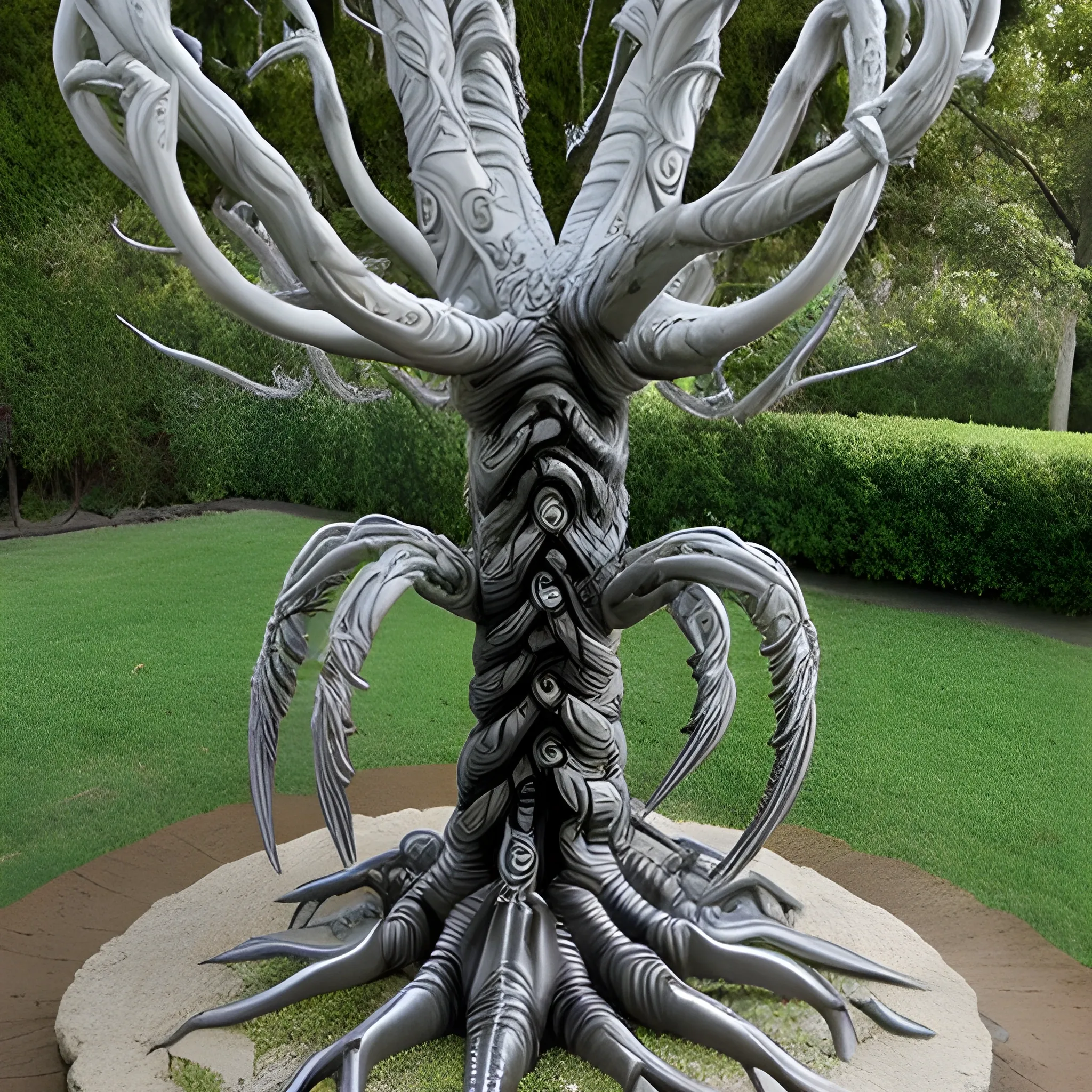 crear un arbol estilo giger
