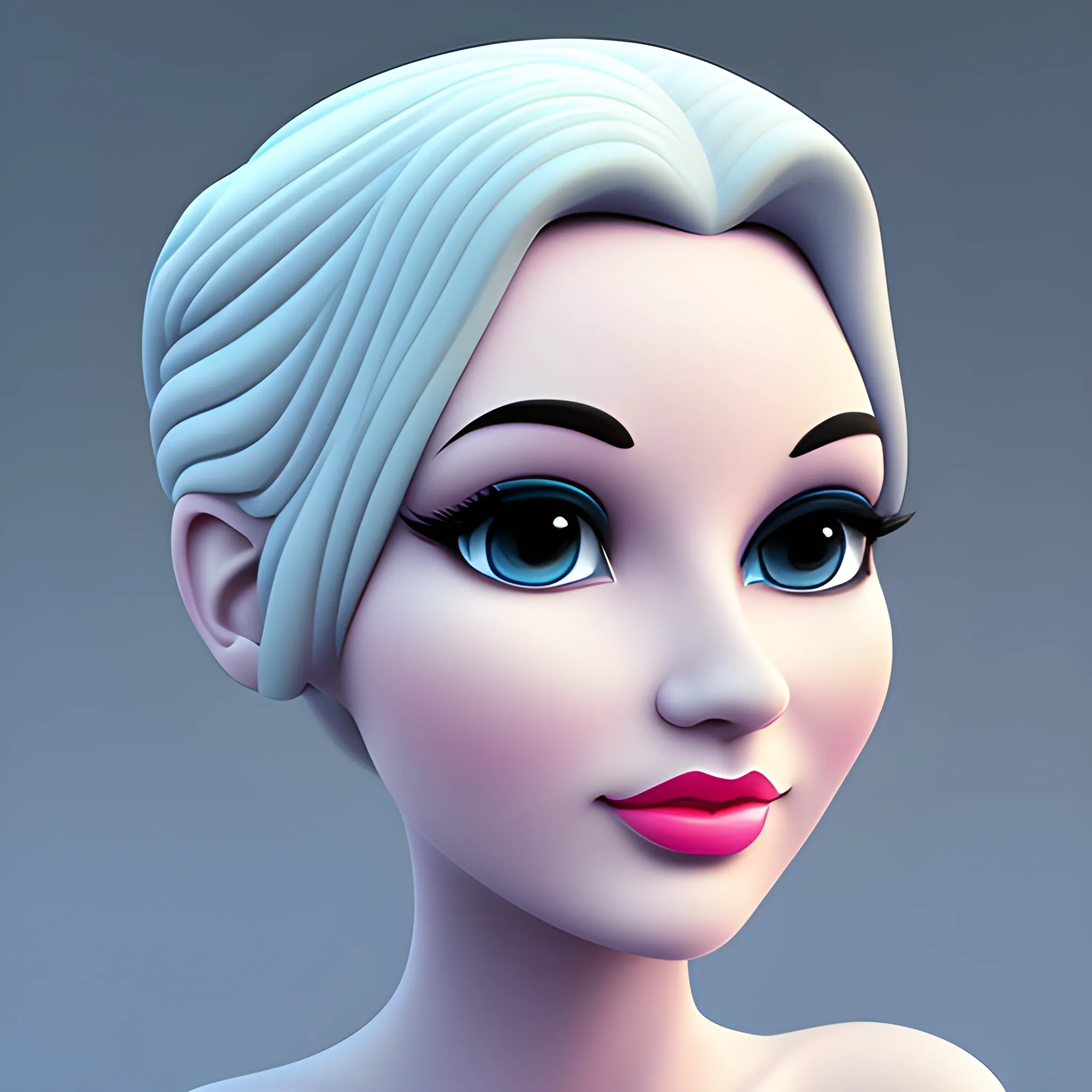 beauty, 3D, Cartoon