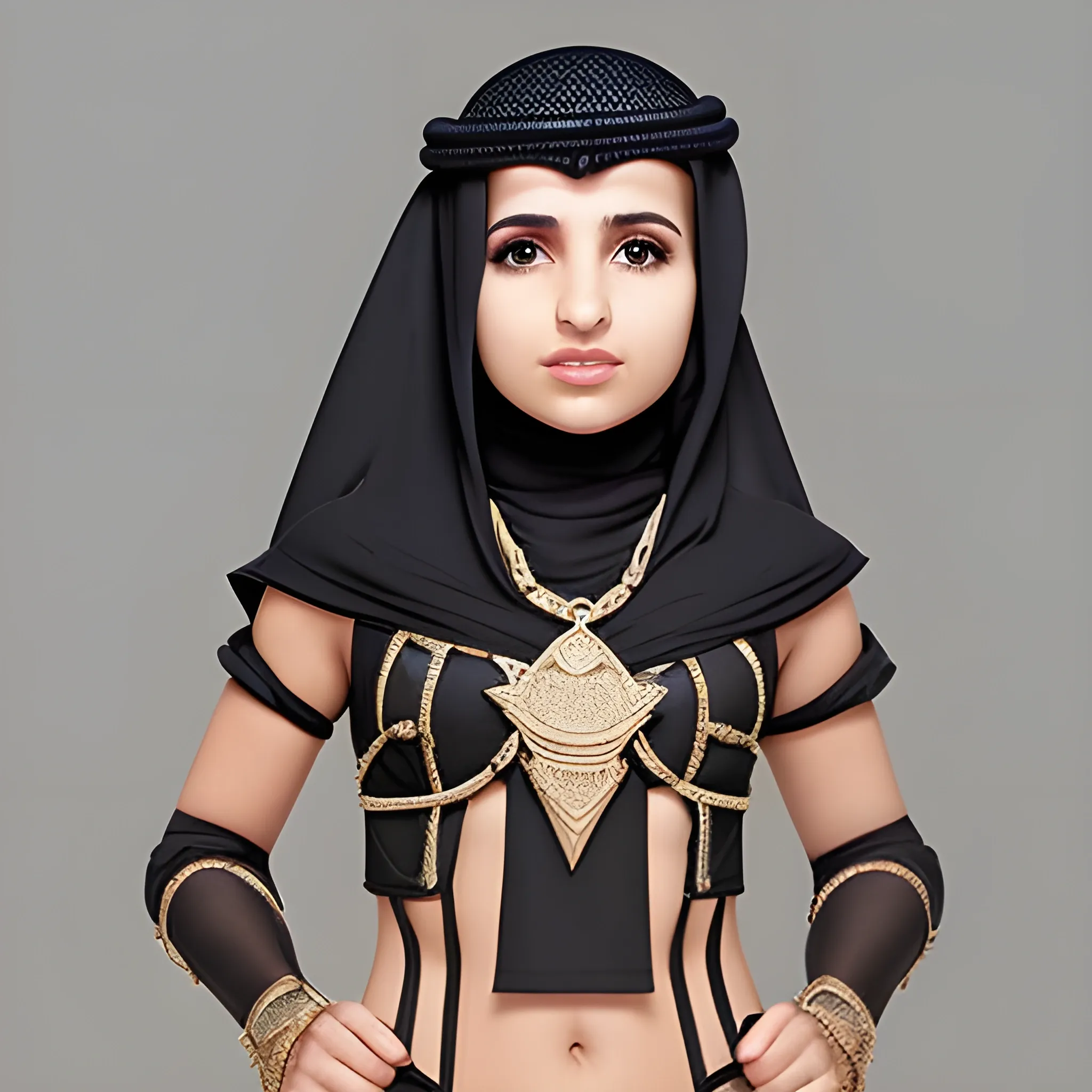 mini skrib of woman arab
