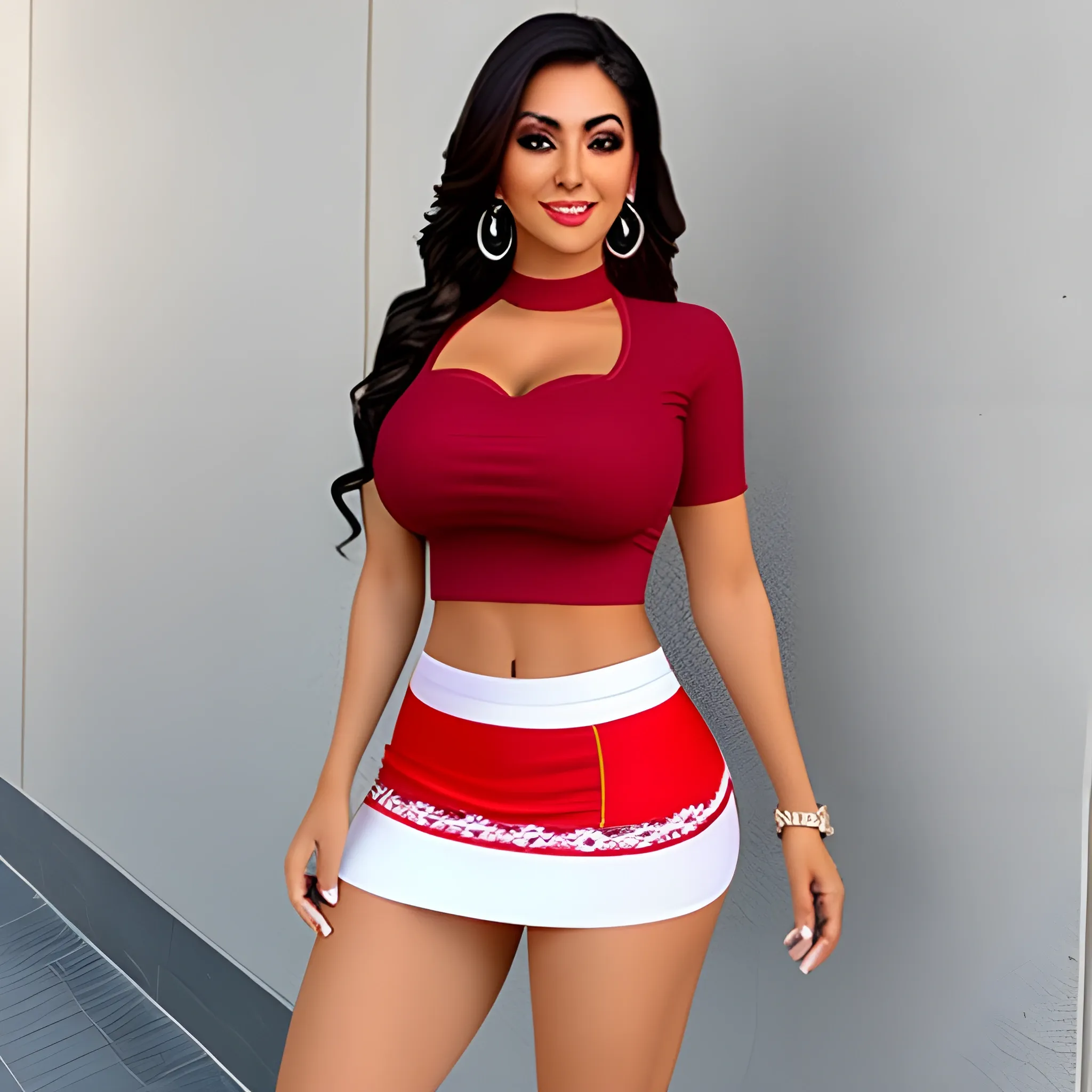 realistic mexican school girl mini skirt