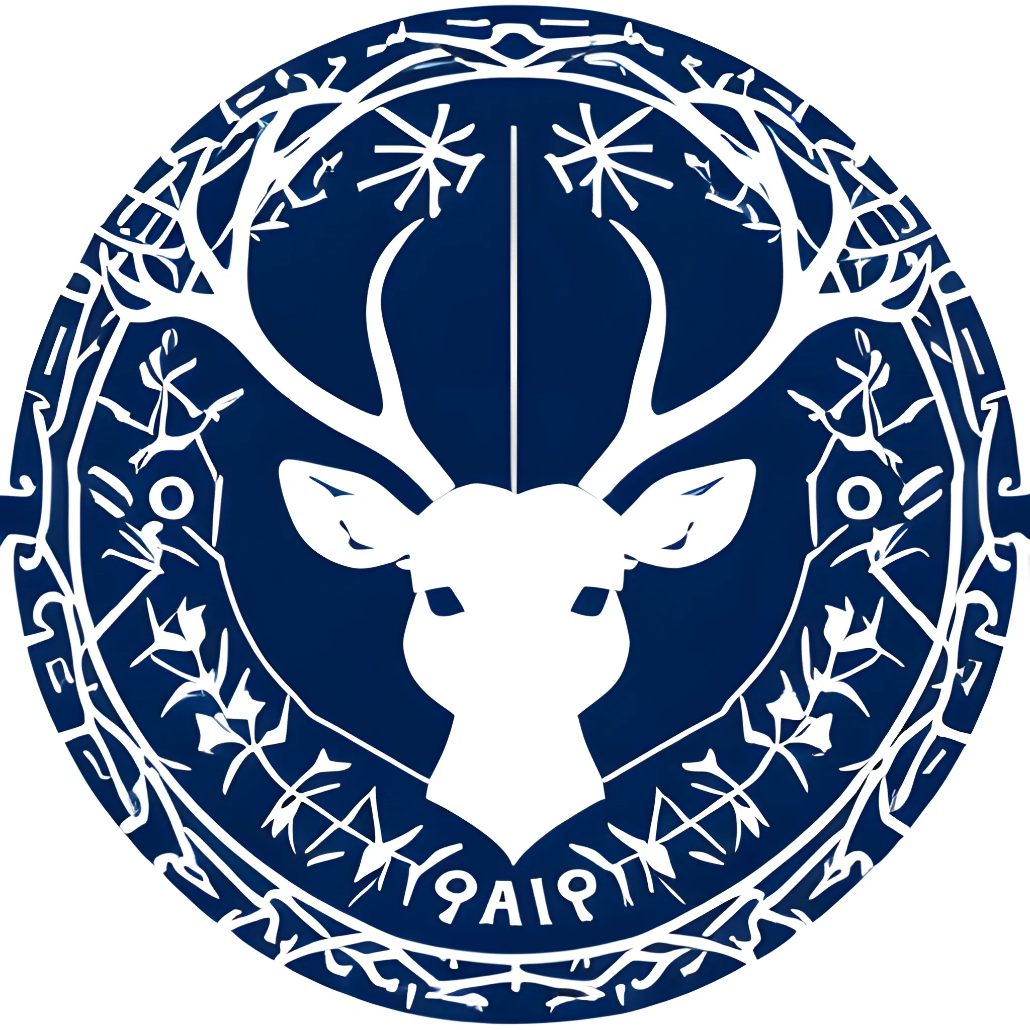 On a stag's antlers, the outline of the antlers consists with the letters M and N, where the M stands for strength and courage, and the N stands for life and vitality. At the same time, add the two letters BI in an eye-catching position . It can be designed as a circular antler pattern, surrounded by some visualization diagrams , to increase the core of its data elements. This logo is used for the logo of the data department's BI products. ,chinese style