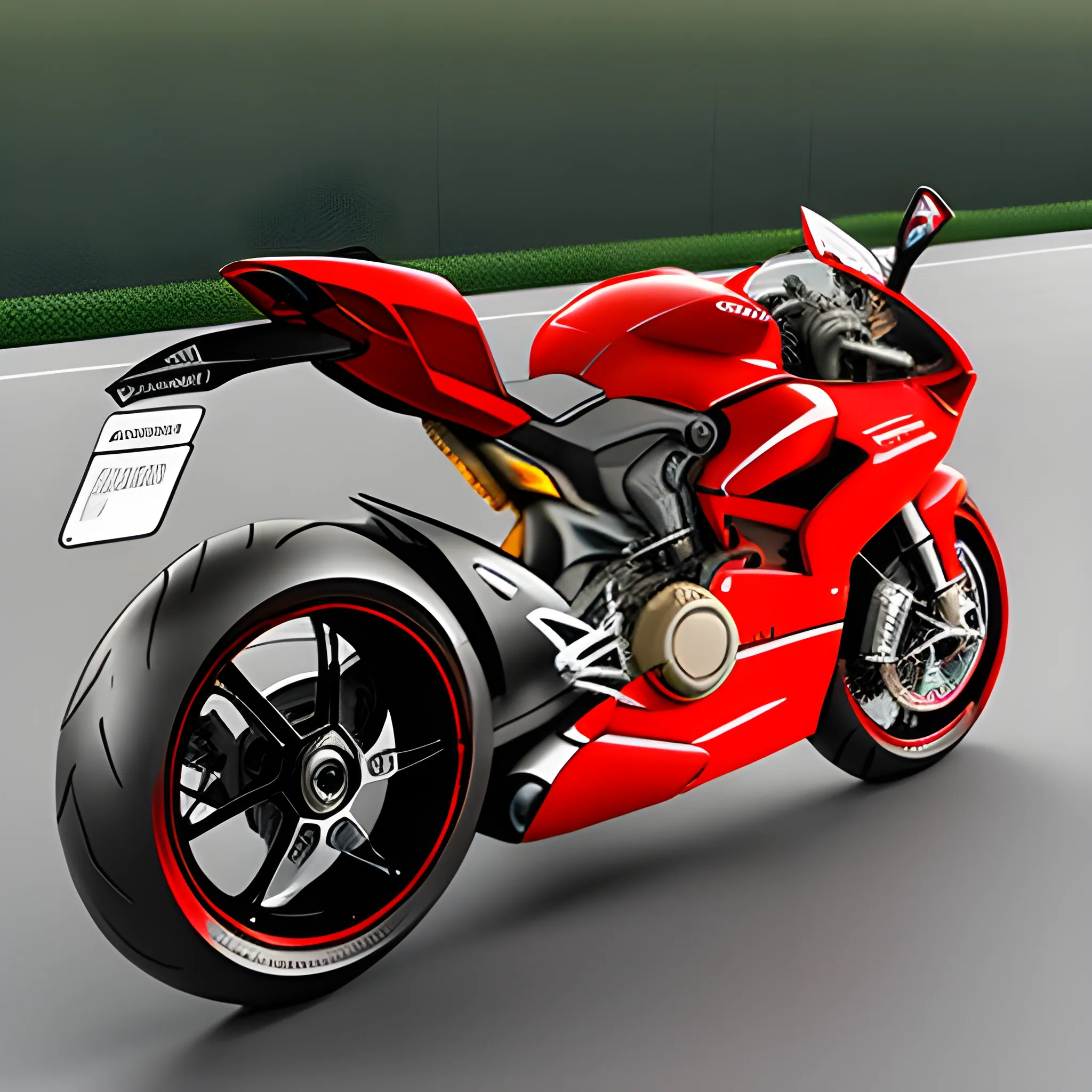 REDISEÑA LA MOTO DUCATI PANIGALE, 3D