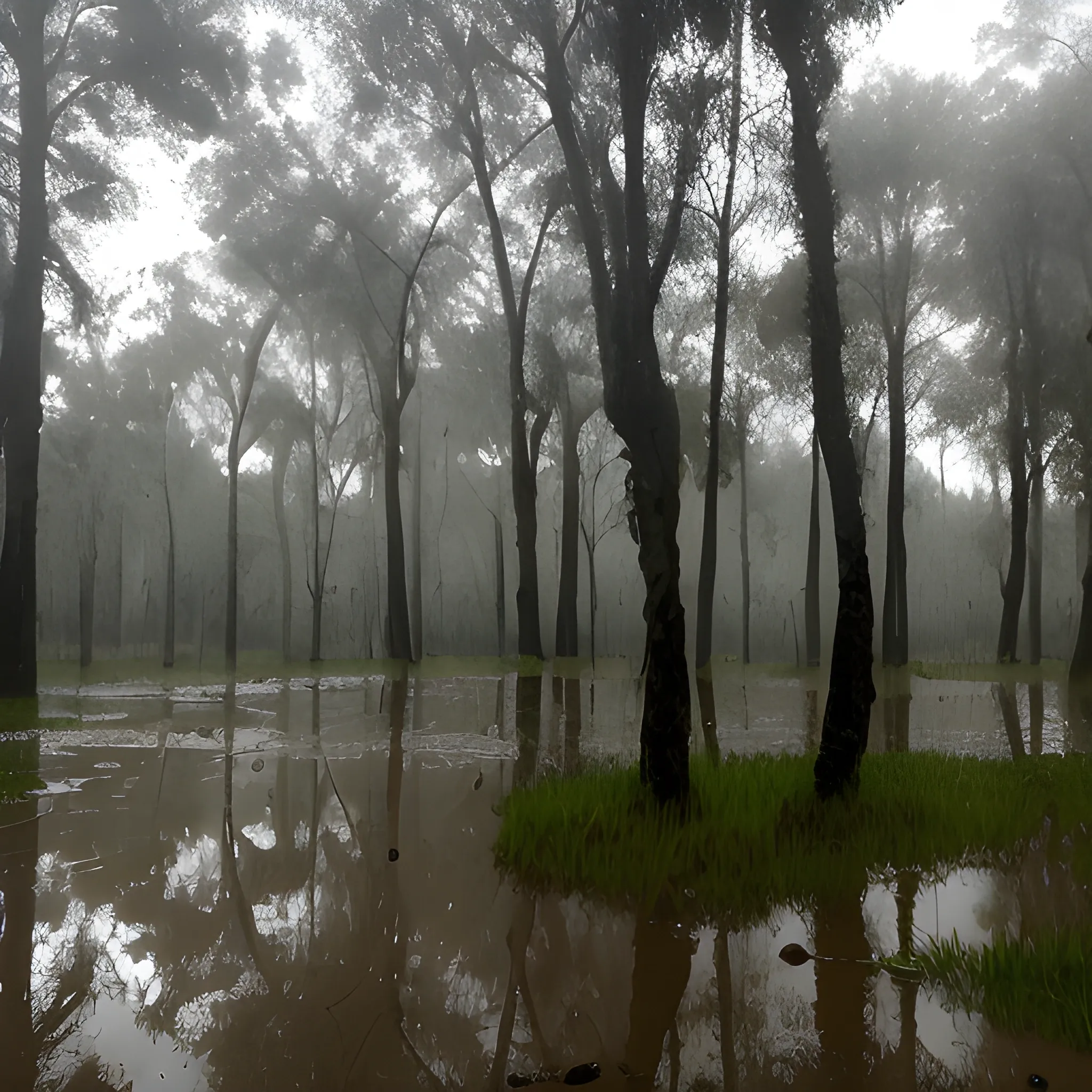 lluvia en el bosque