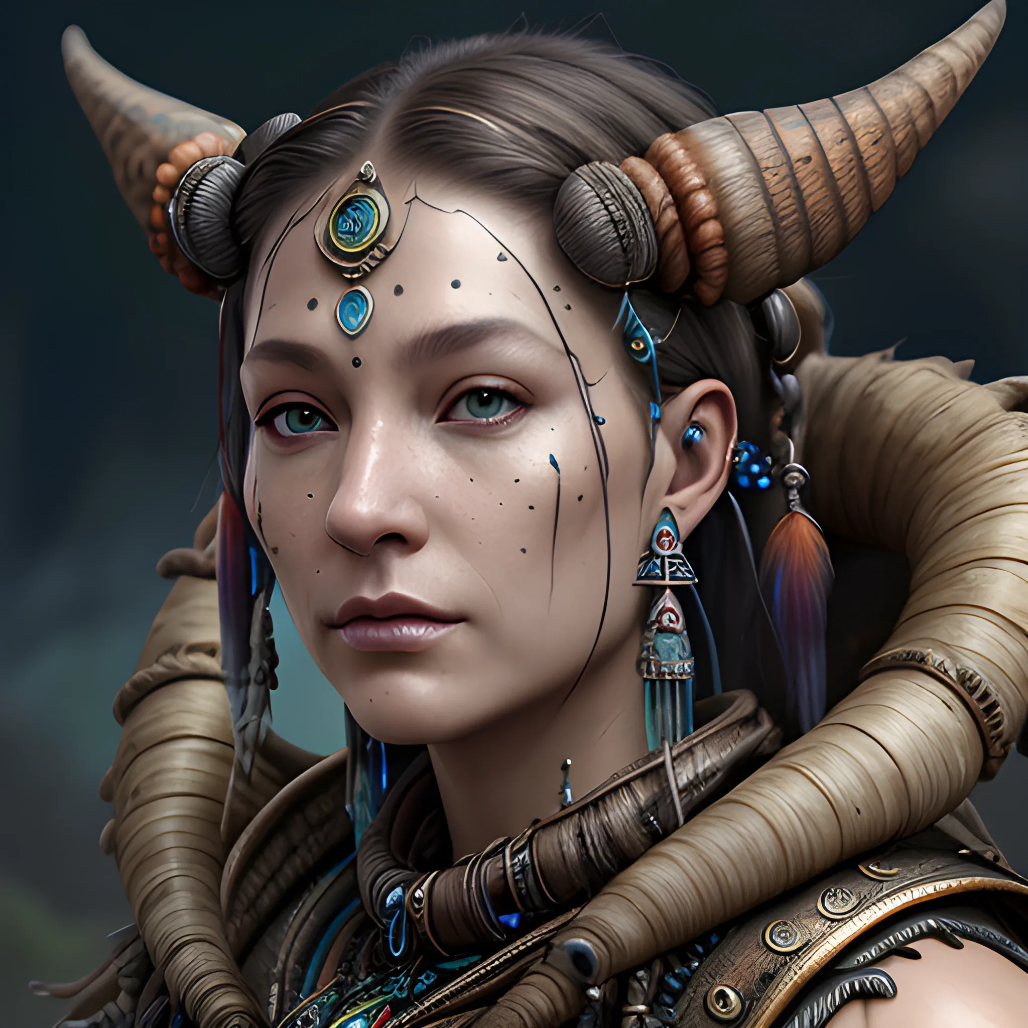 earing, shaman earing, 8k, high resolution, high quality, photorealistic, hyperrealistic, detailed, detailed matte painting, deep color, fantastical, intricate detail, splash screen, complementary colors, fantasy concept art, 8k resolution trending on Artstation Unreal Engine