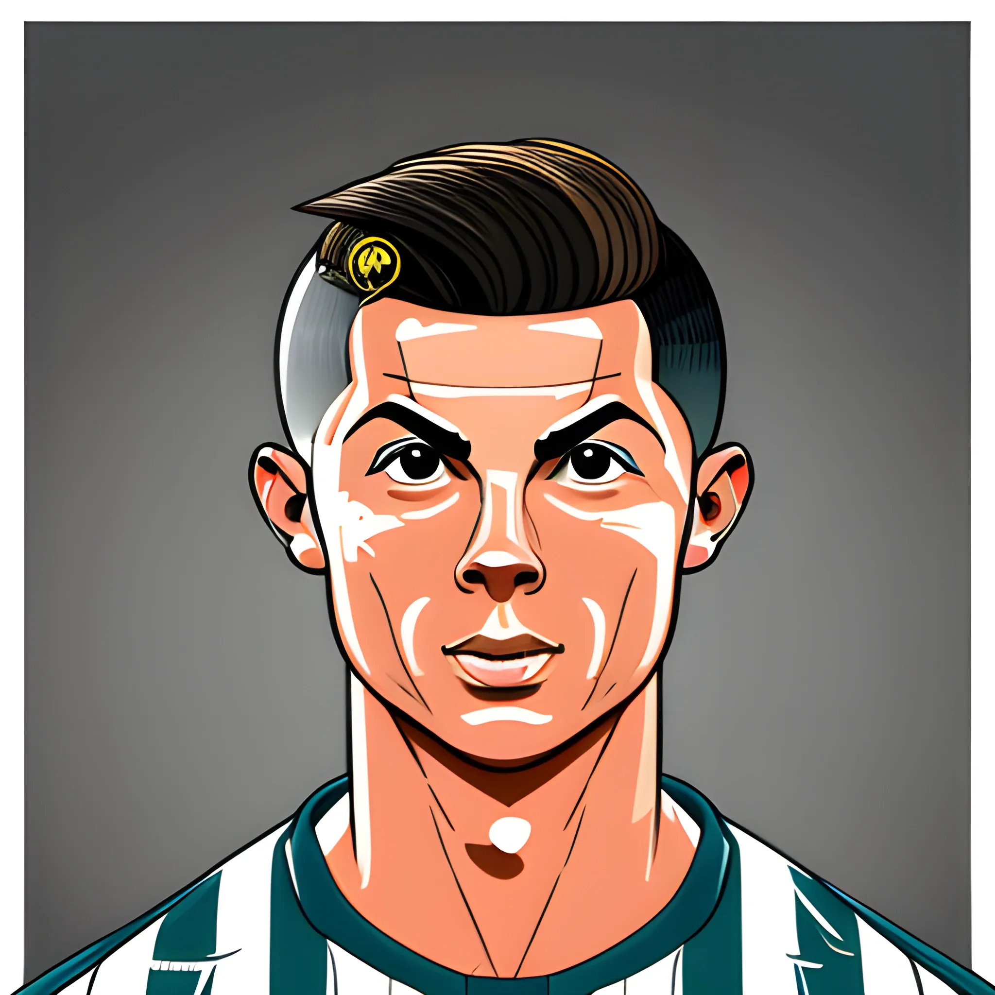 Crowdsourced AI Art - Cristiano Ronaldo 
