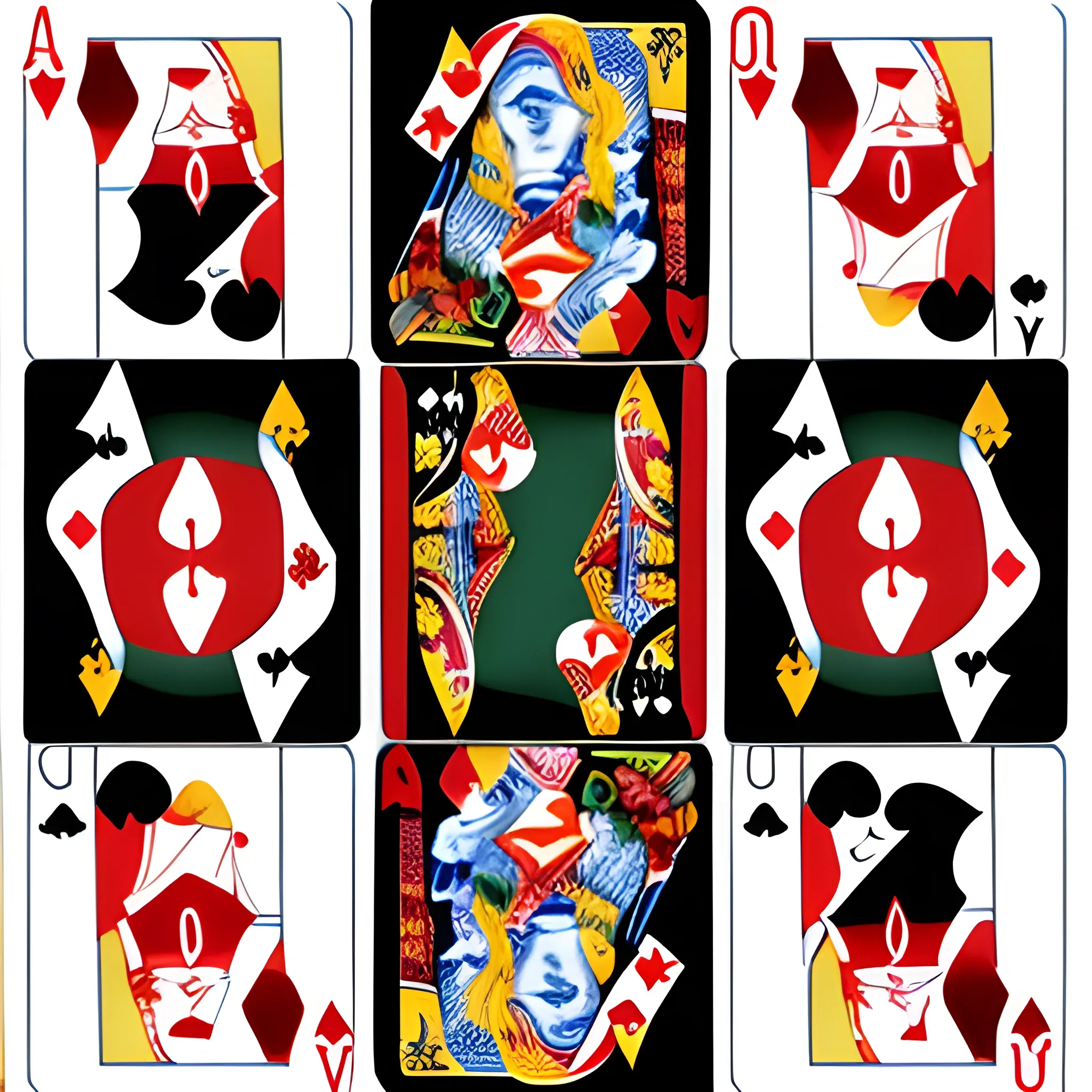 deck Poker card, texas holdem, as, peak , Trippy