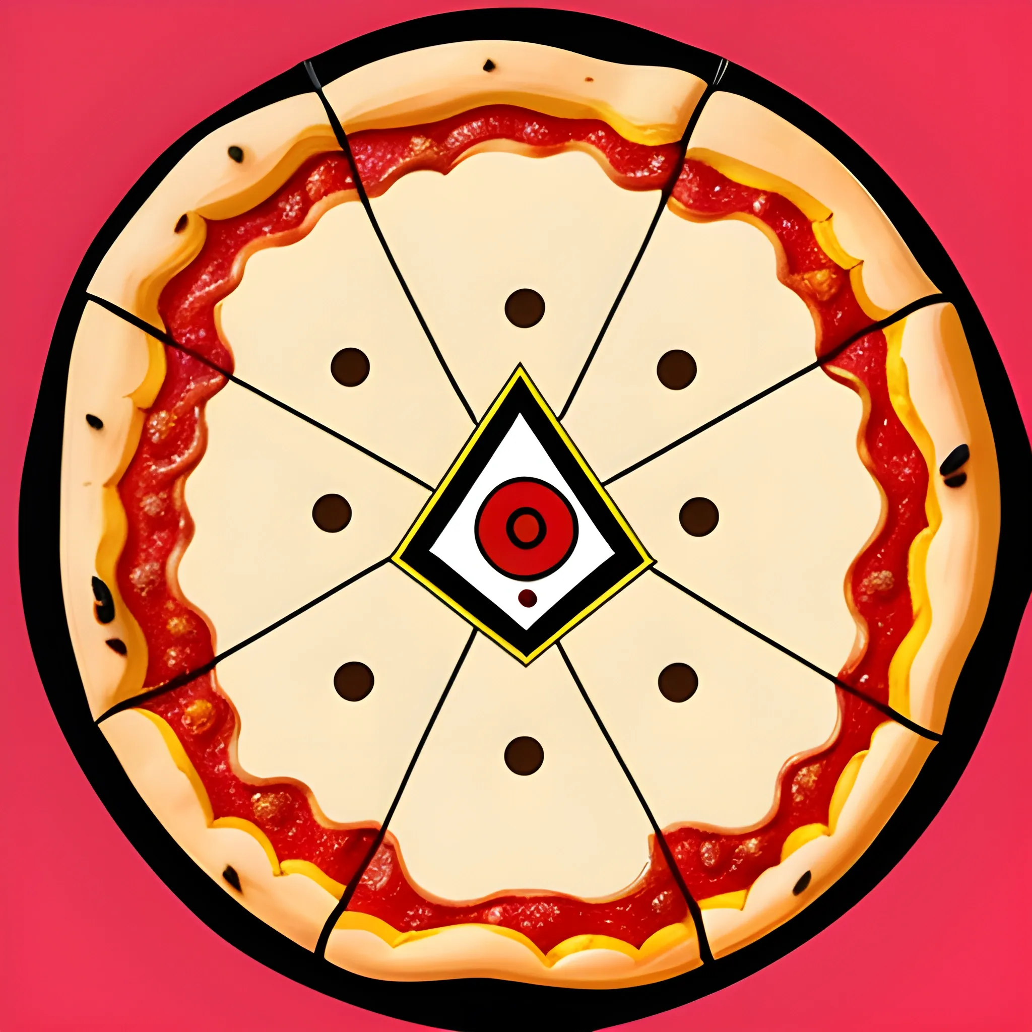 , Cartoon freemasons pizza - Arthub.ai