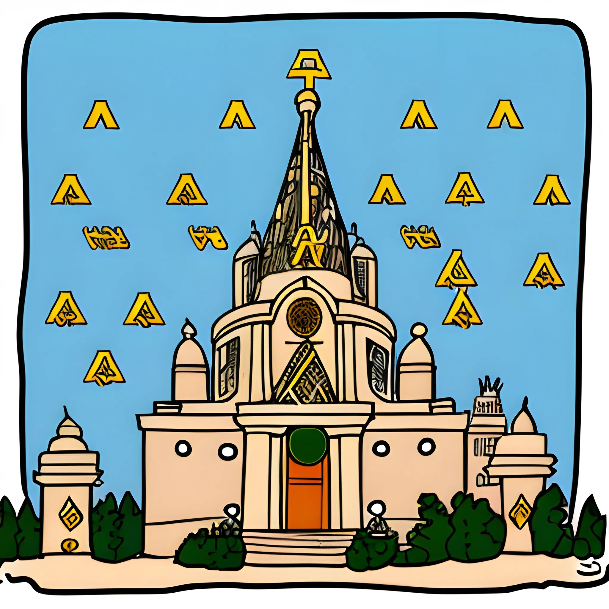 , Cartoon freemasons jews