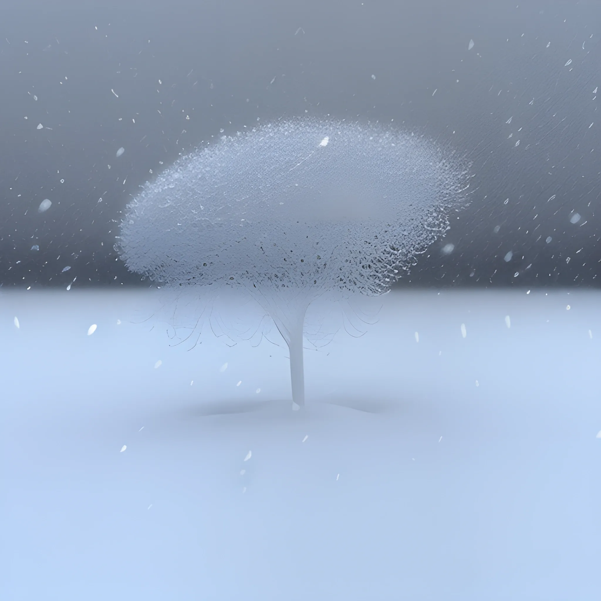 A picture of snow falling
, 3D