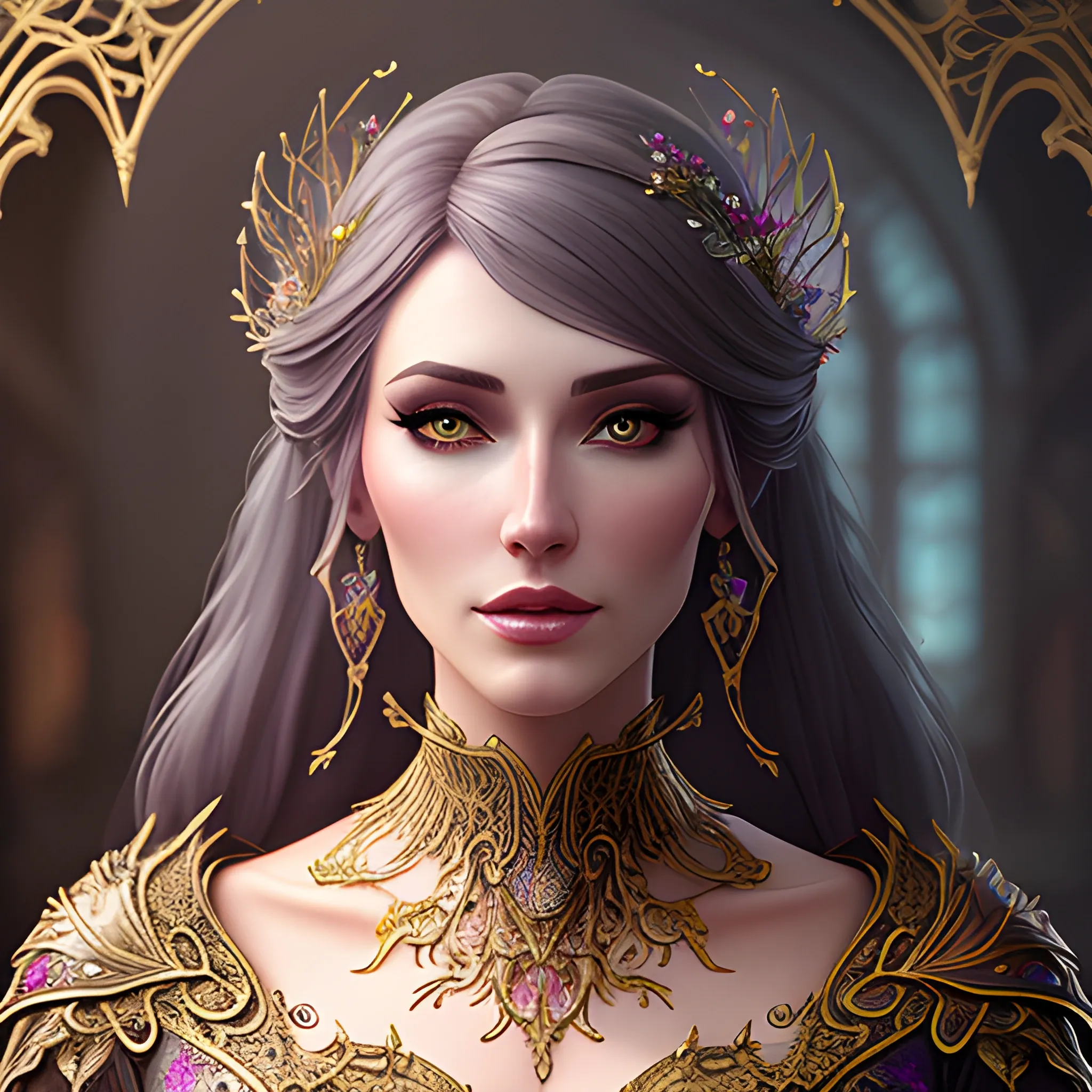 Beautiful girl, concept art, 8k intricate details, fairytale style,