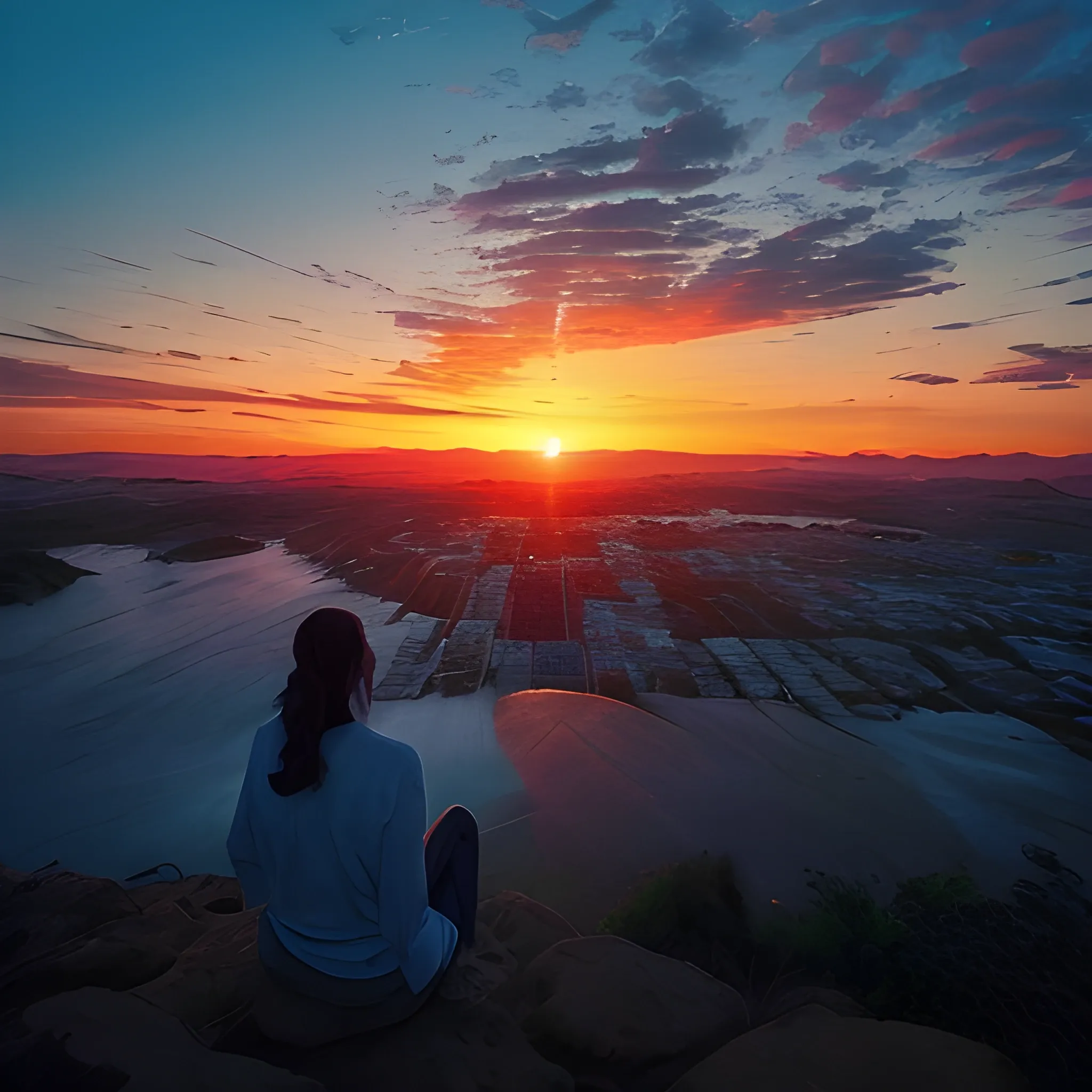 olores se entrelazan en el horizonte, poesía en el aire,
mientras la mirada se pierde en el atardecer, tan sublime,alucinante,psicodelico