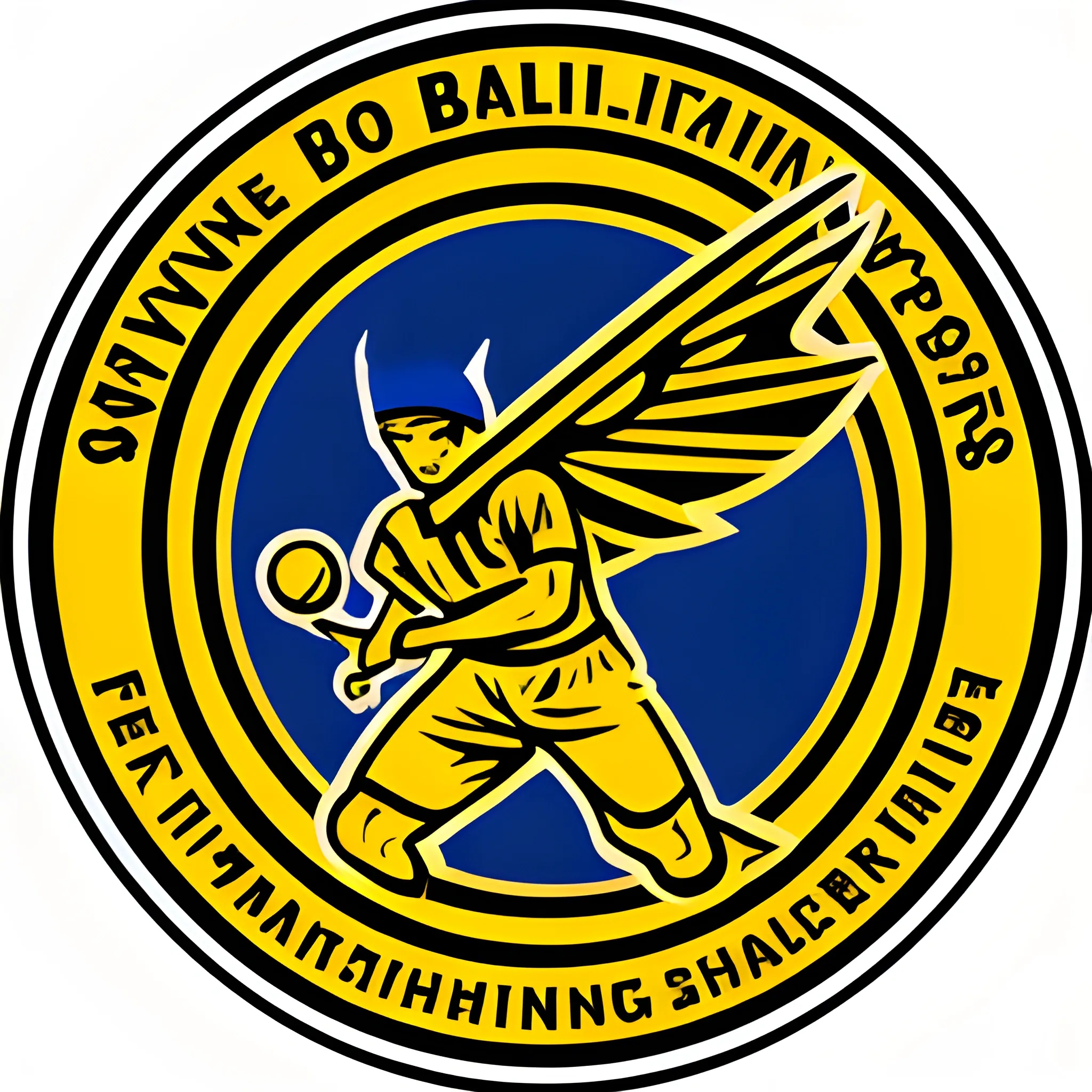 Make a vector png emblem for my chothing shop. The name of my shop is "Baliwagan", the theme is sports.
