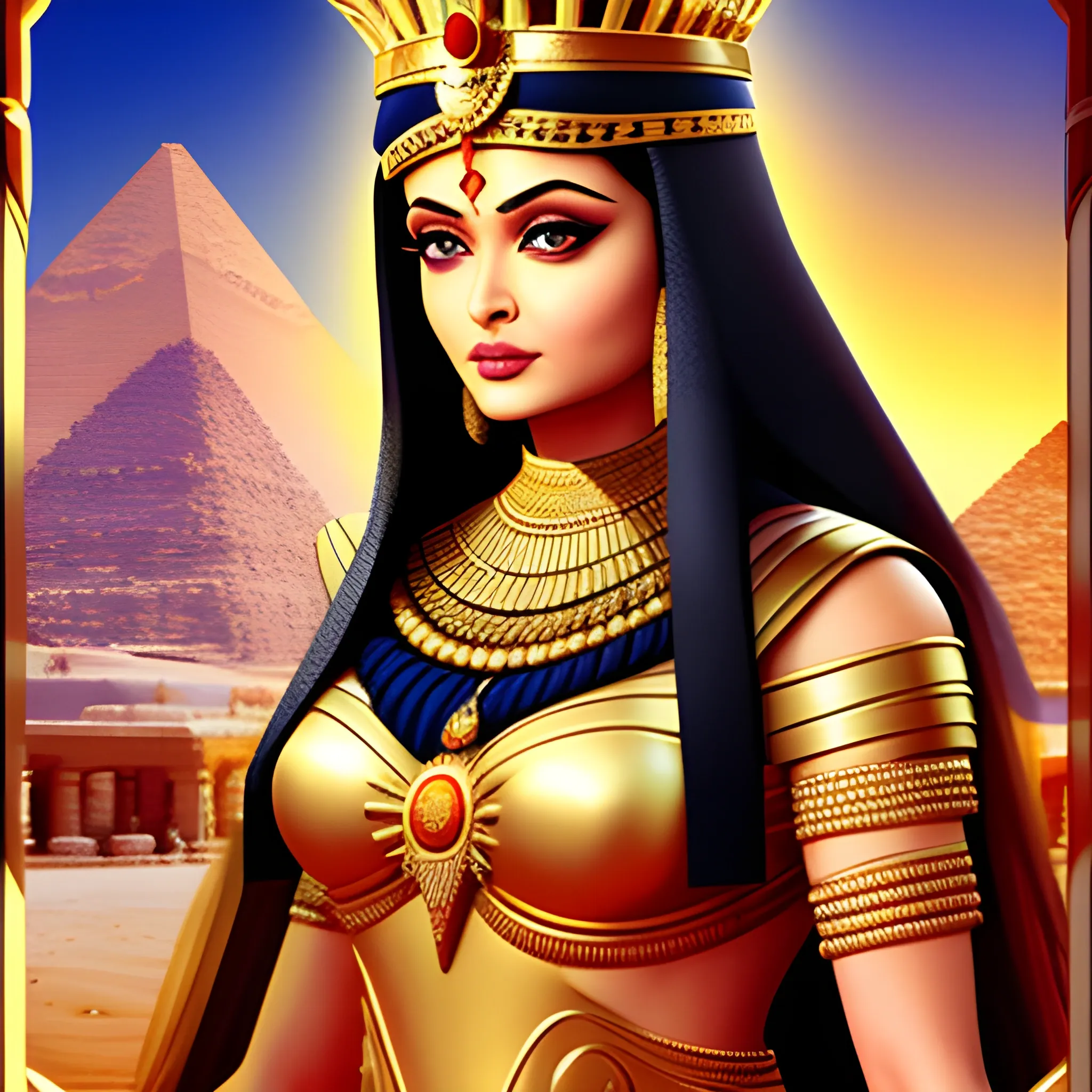 Aishwarya rai as Egypt queen, 3D