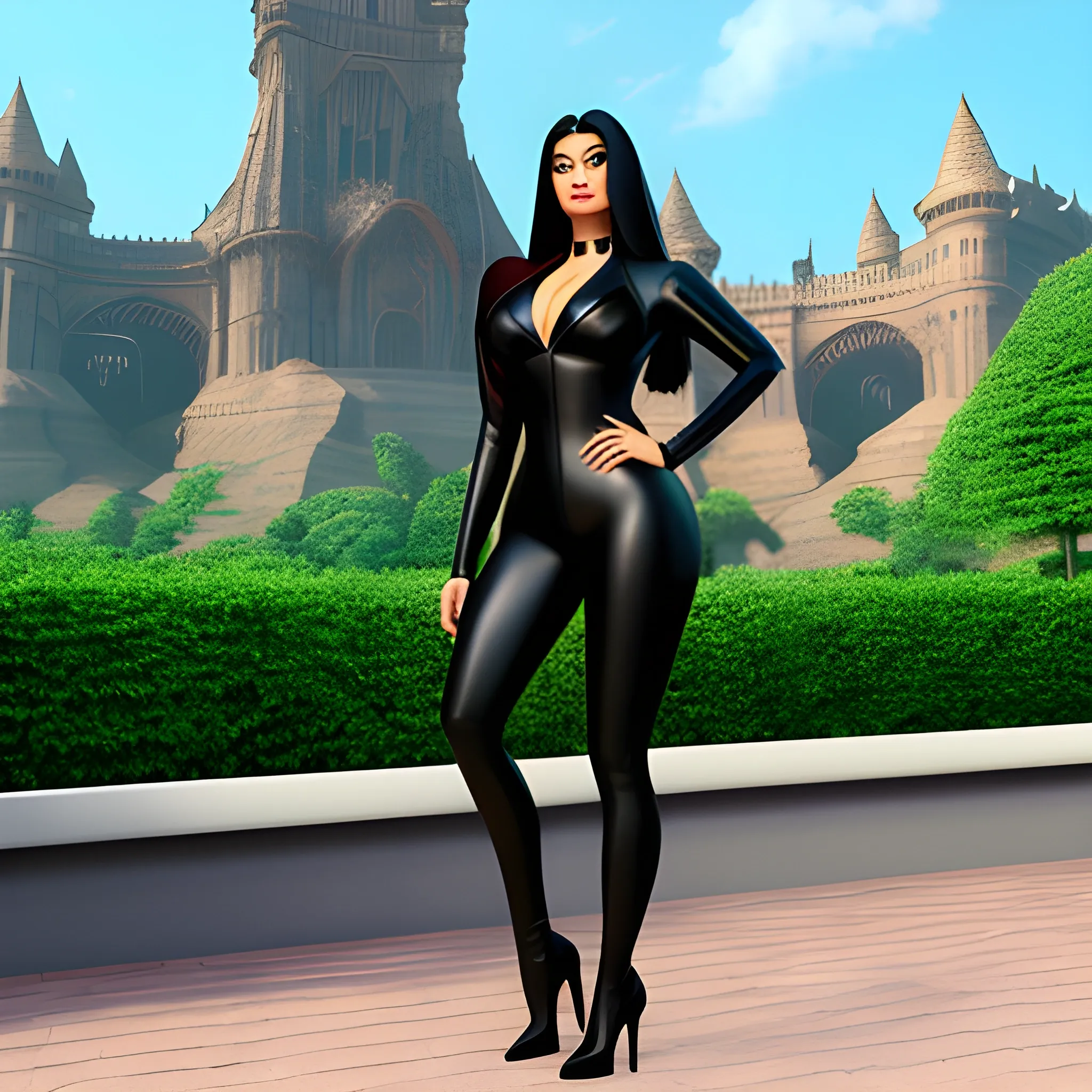 Aishwarya rai as catgirl full body , 3D