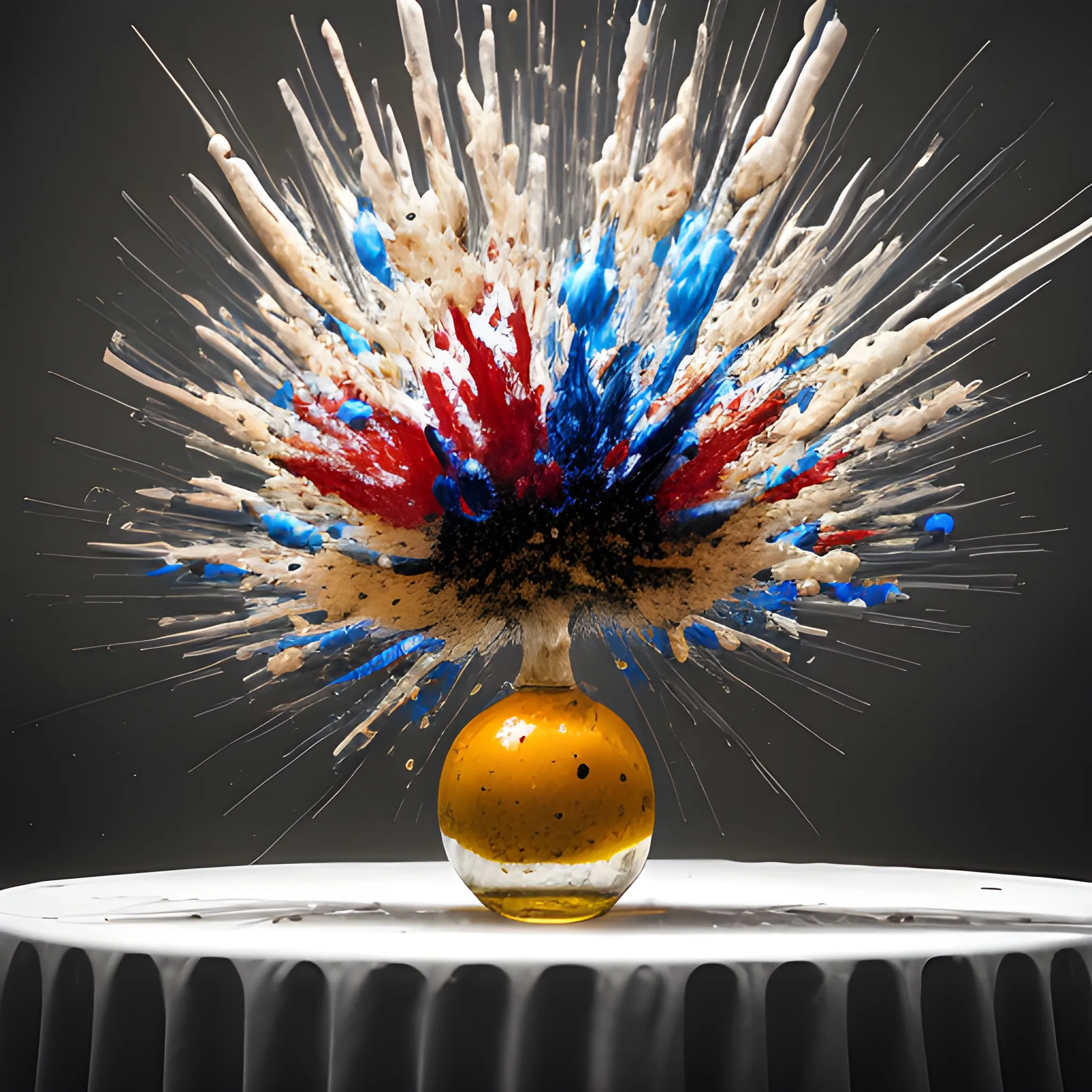 still life burst, photograph