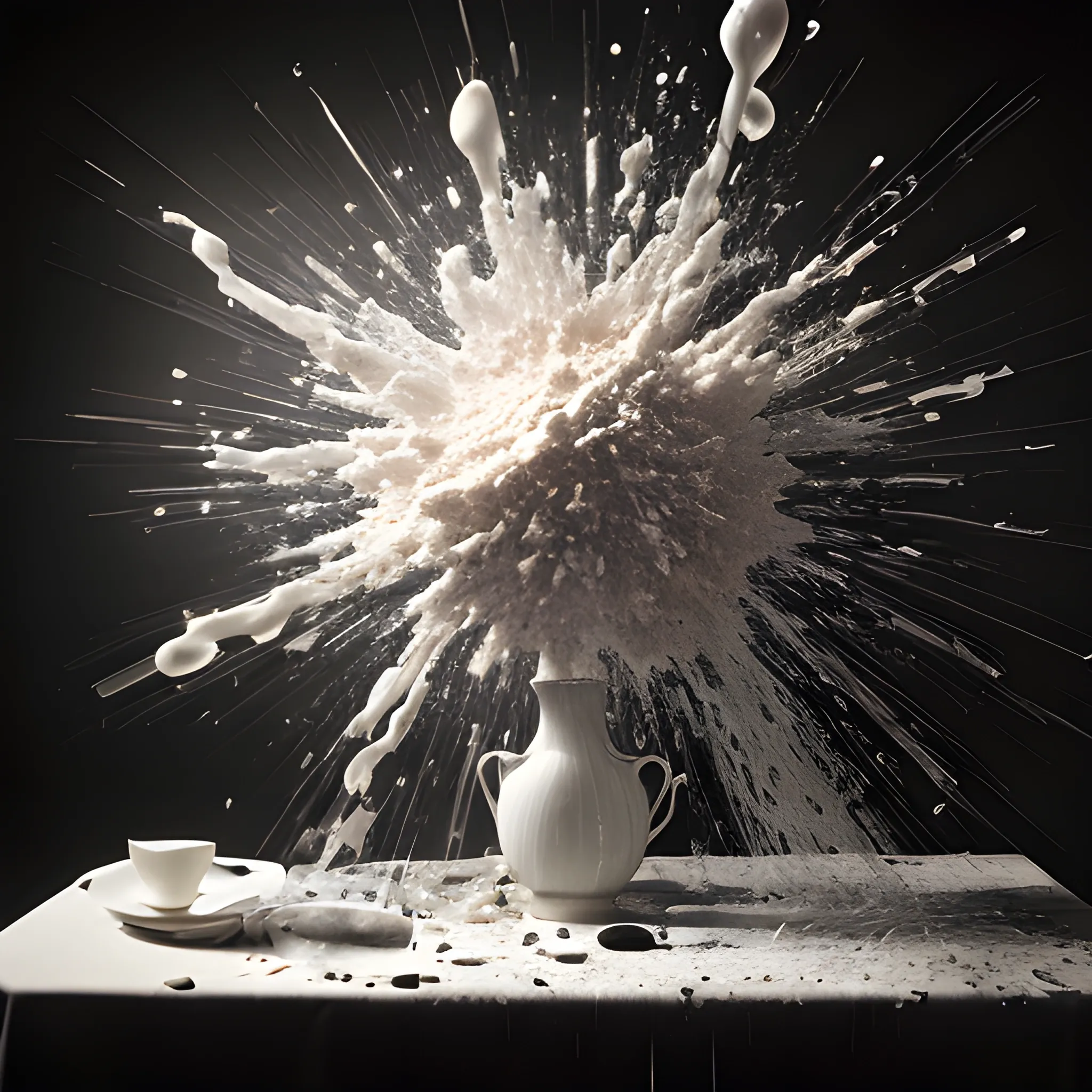 still life burst, photograph