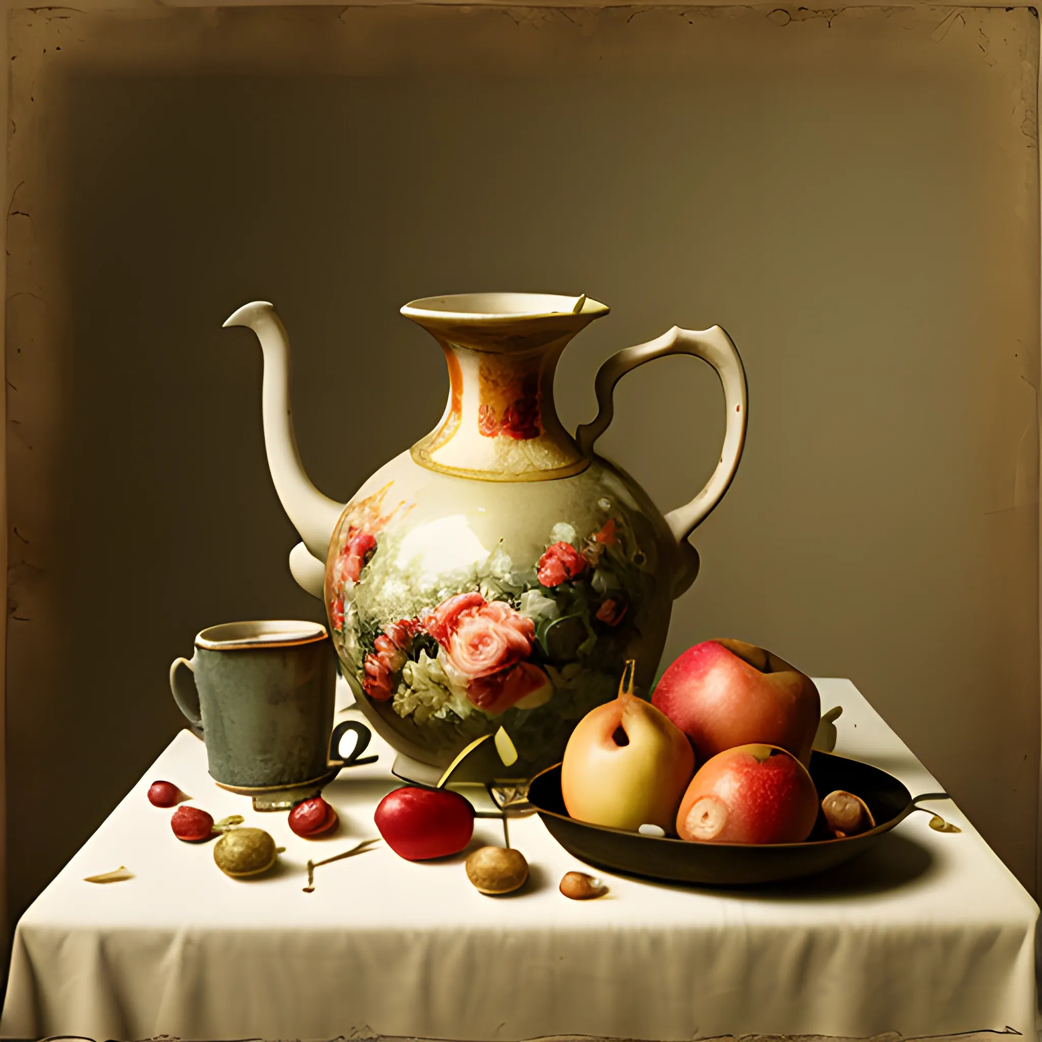 still life explosed, photograph