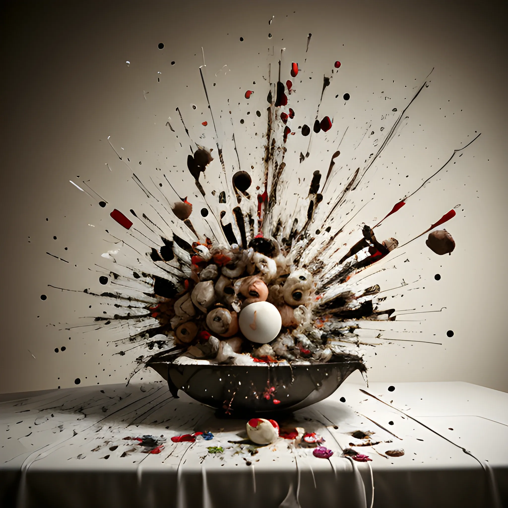 exploded still life, photography