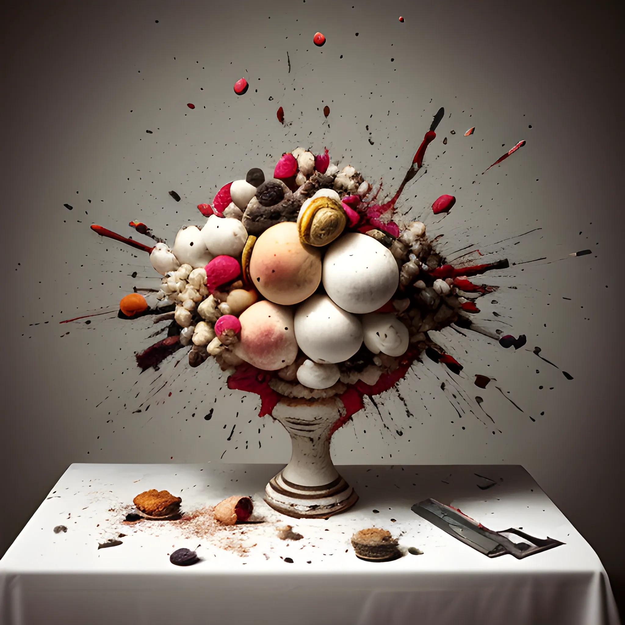 exploded still life, photography