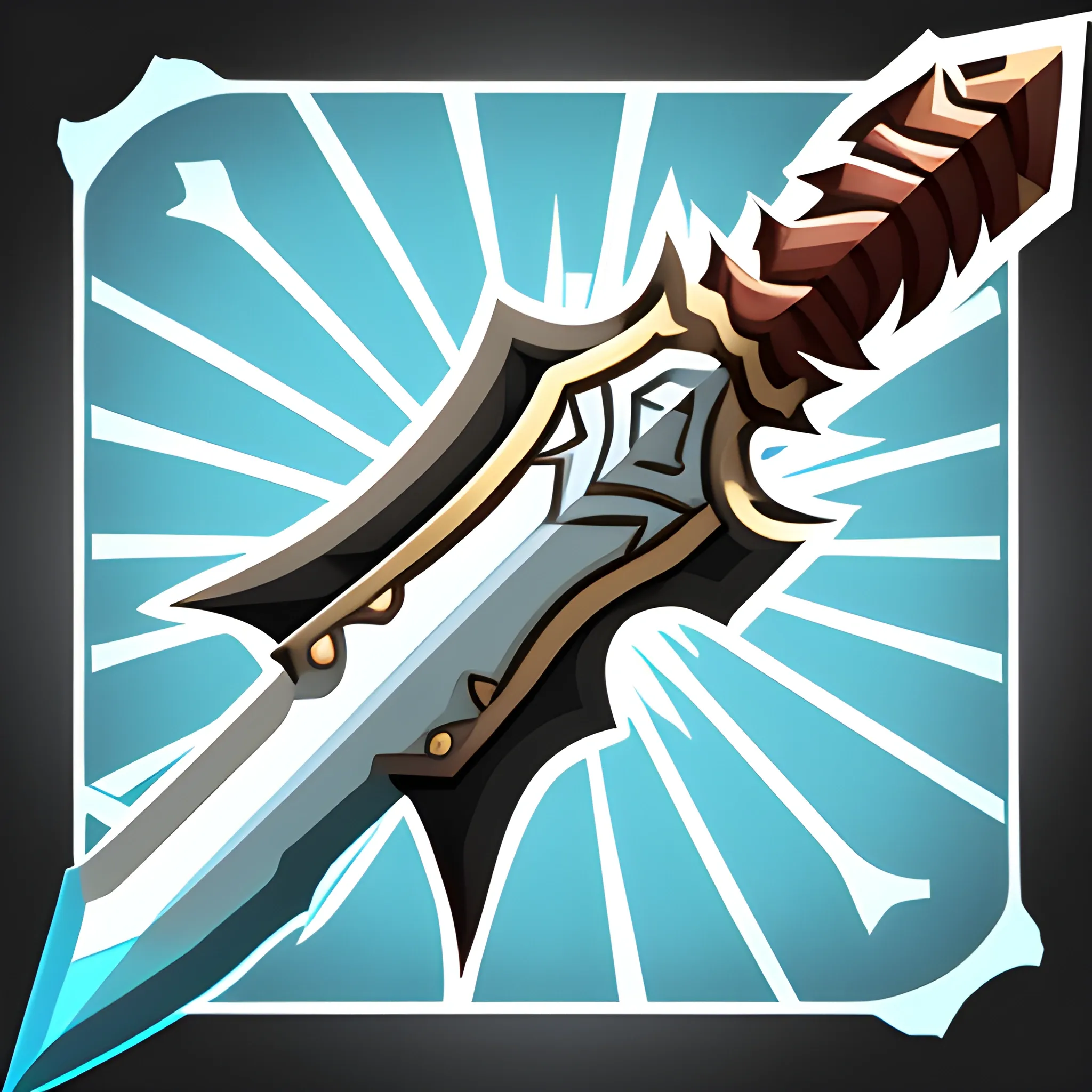 Monster hunter sword axe icon