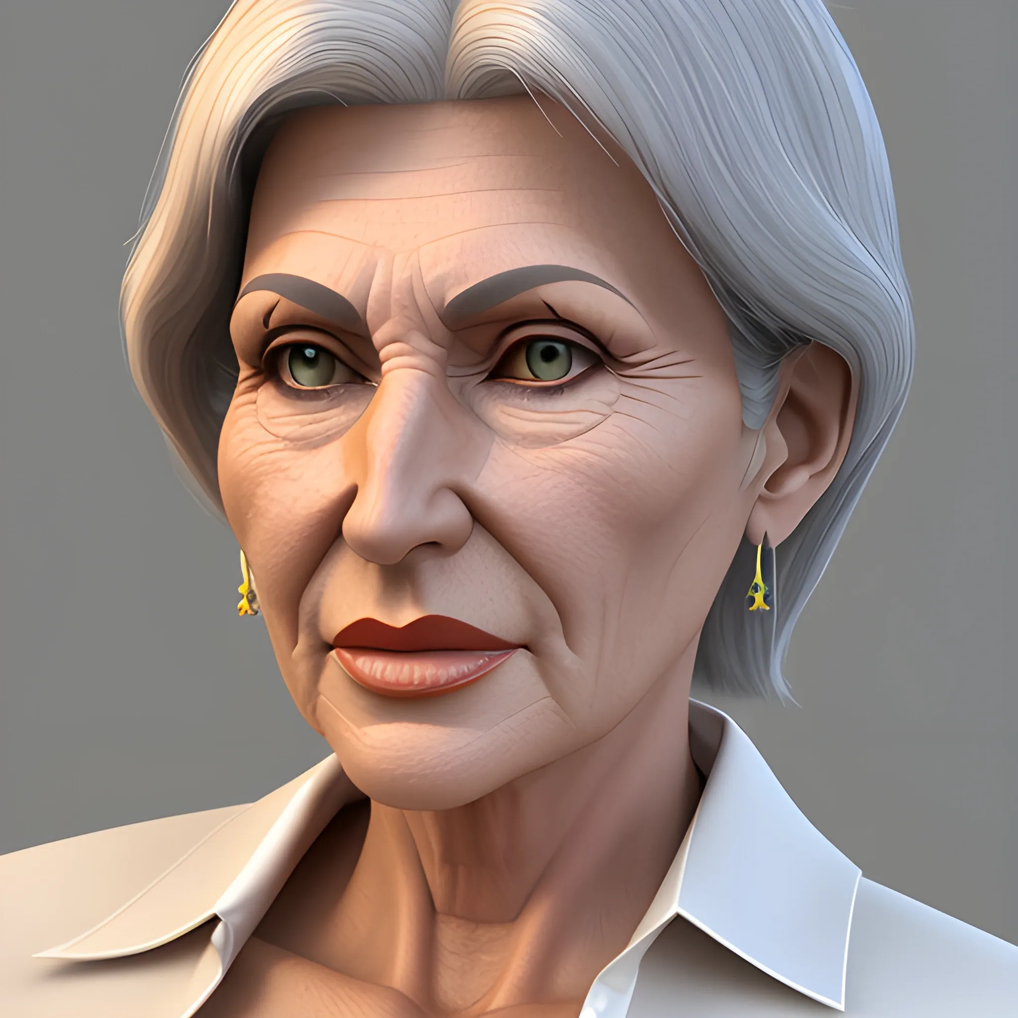 Hot older woman,3D