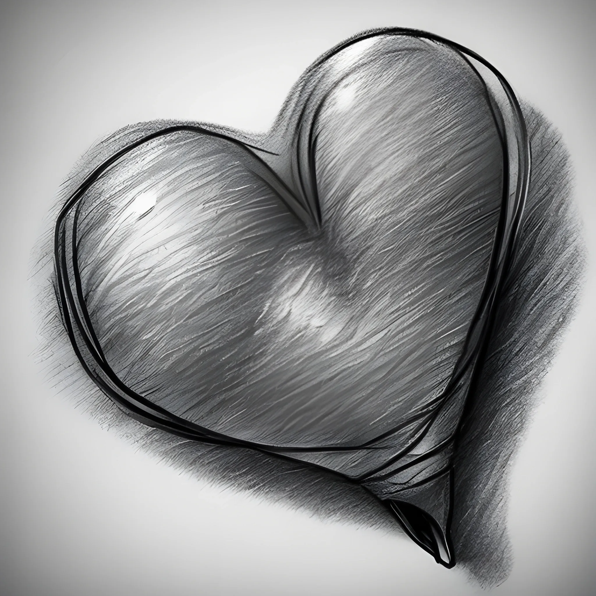 valentine's day themes , love theme, grayscale , 3d, 4k, , Pencil Sketch