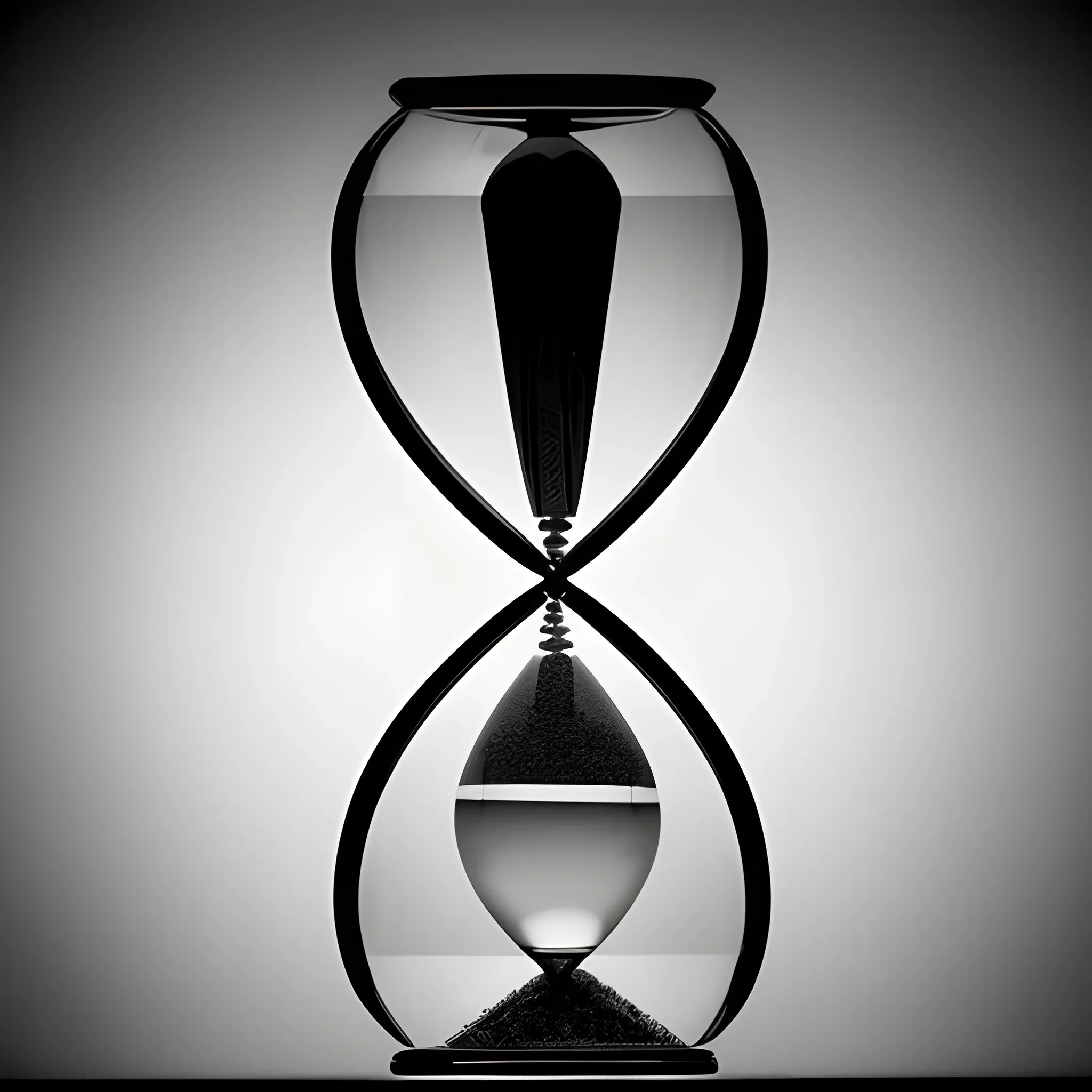 exploded hourglass, photography