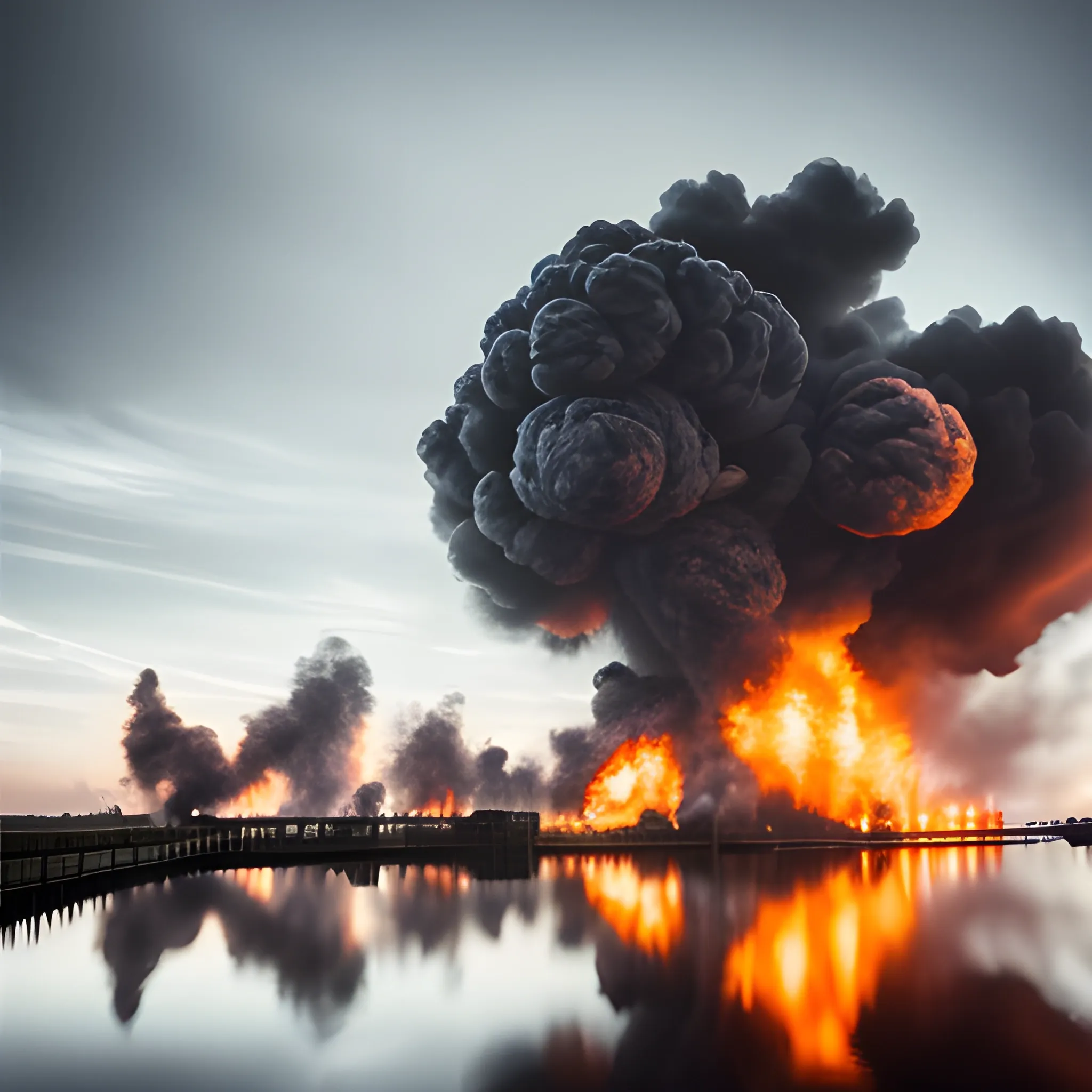 urne explosion, photography