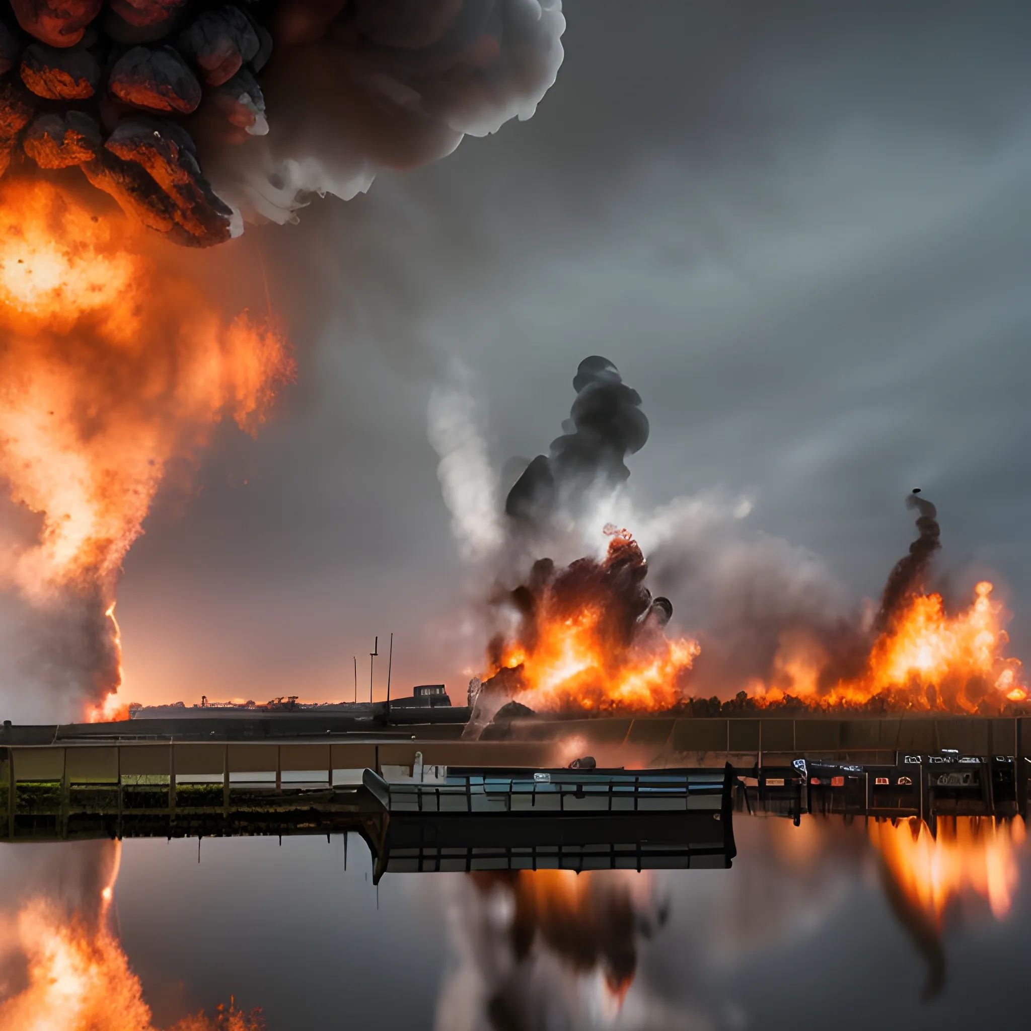 urne explosion, photography