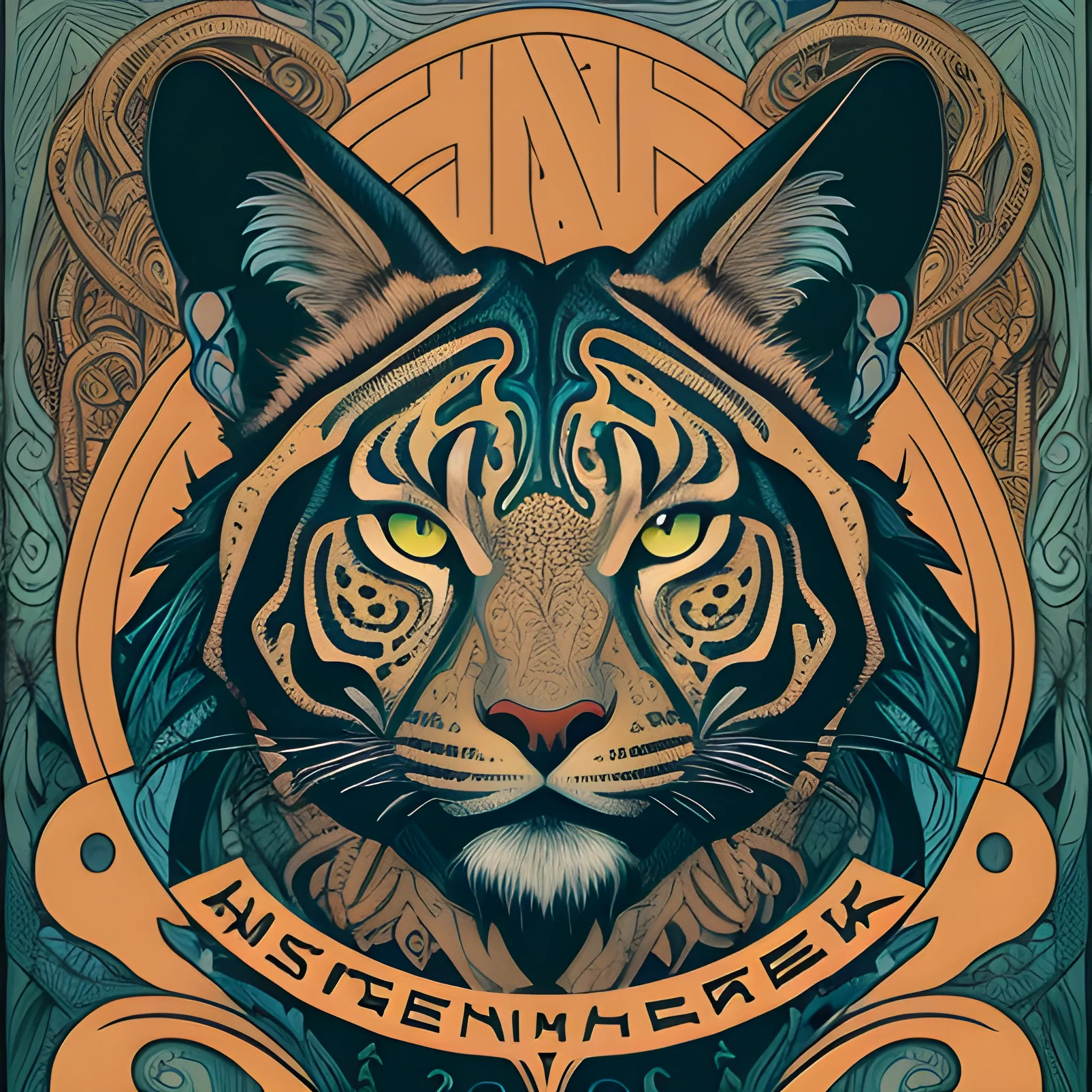 savage animal, Centered hipereallistic cover photo, awesome full color, hand drawn, dark, gritty, mucha, Picasso, erte 12k, high definition, cinematic, neoprene, behance contest winner, portrait featured on unsplash, stylized digital art, smooth, ultra high definition, 8k, unreal, Water Color