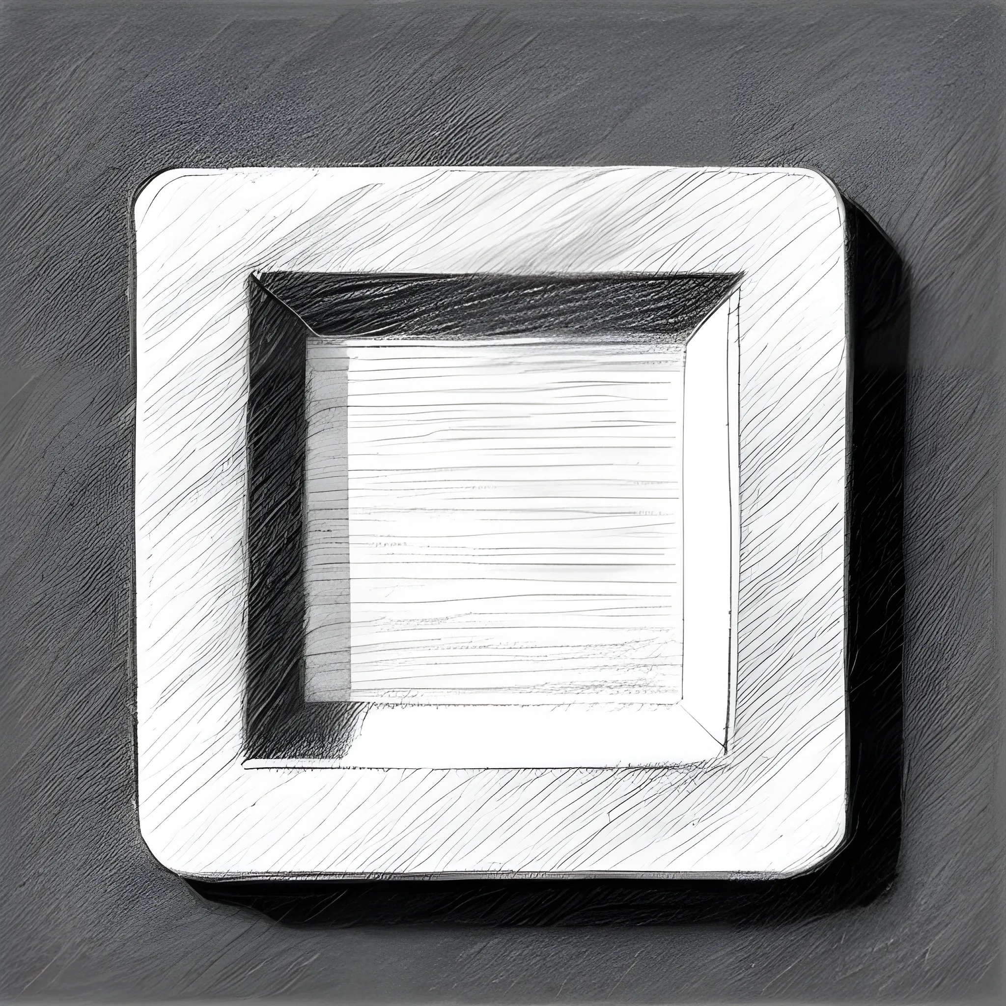 Coaster , Pencil Sketch, square valentine day art , top view, grayscale , patern art nouvelle 