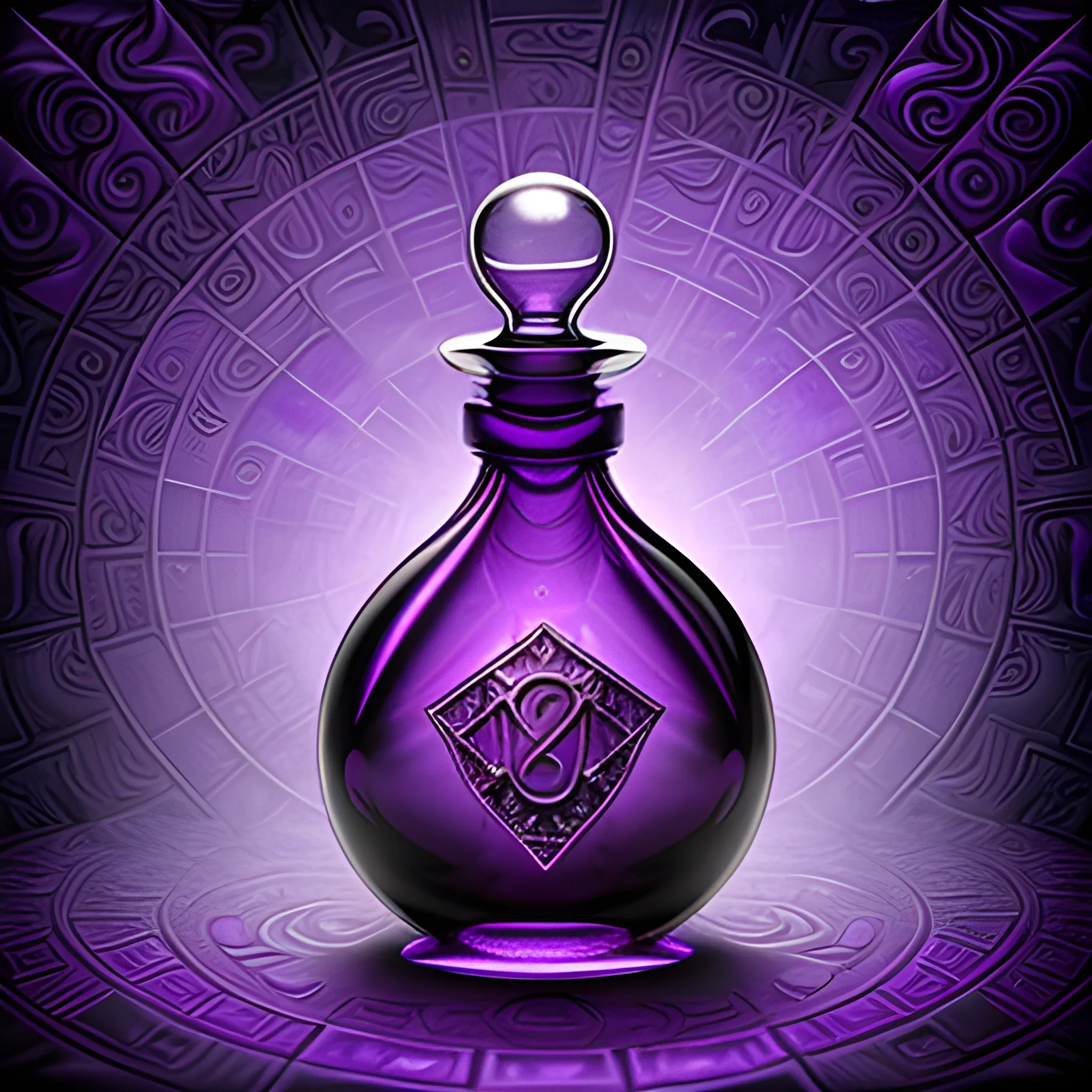 Potion bottle magic mysterious purple DnD mystery MORE MYSTERIOUS purple swirl background crazy backgound mystery
, Trippy