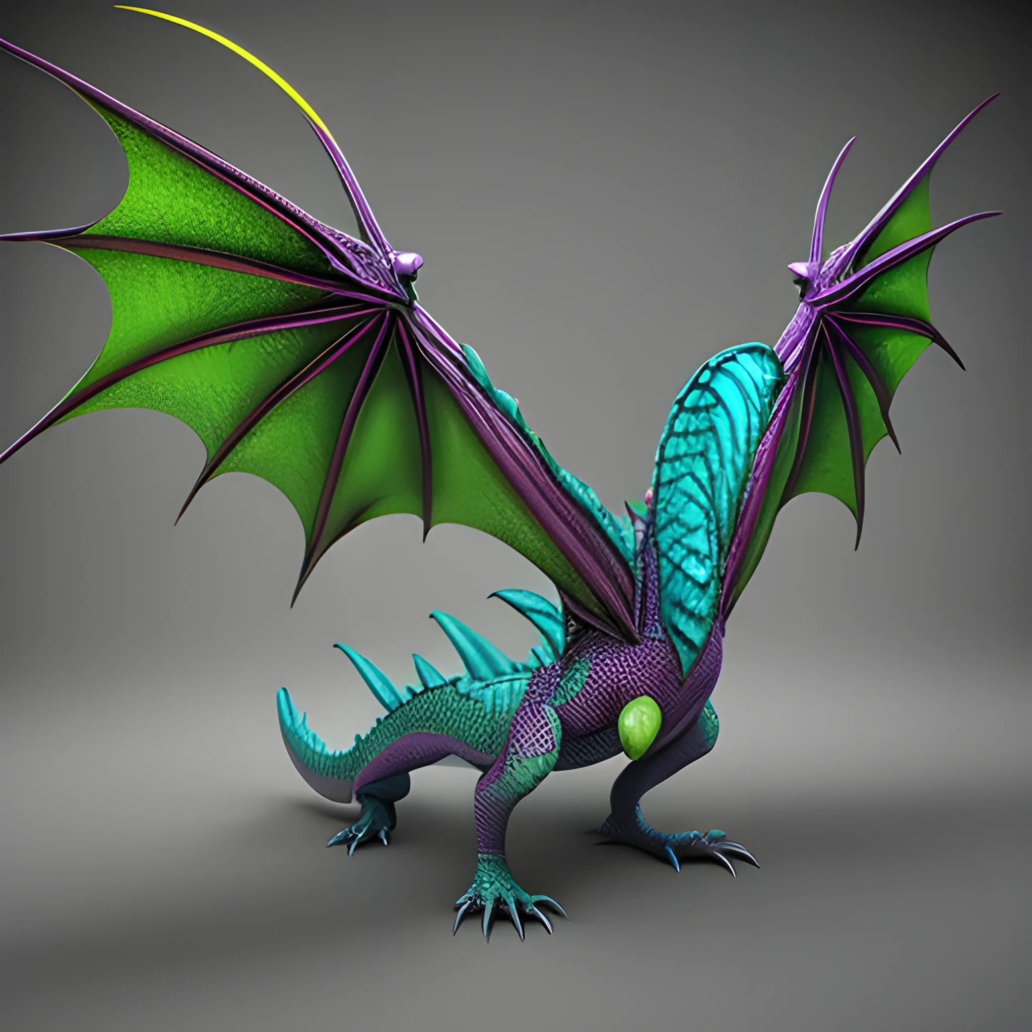 dragon magico , 3D, Trippy