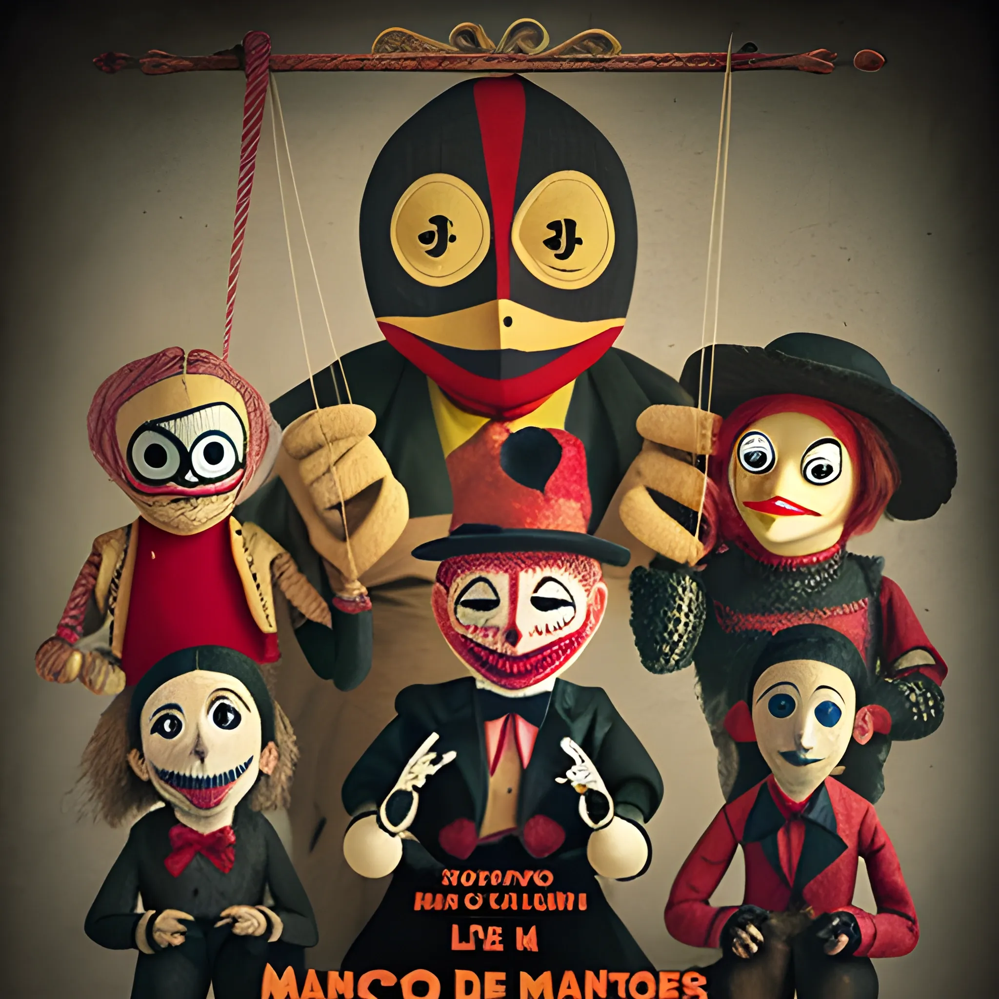 lucha de marionetas
