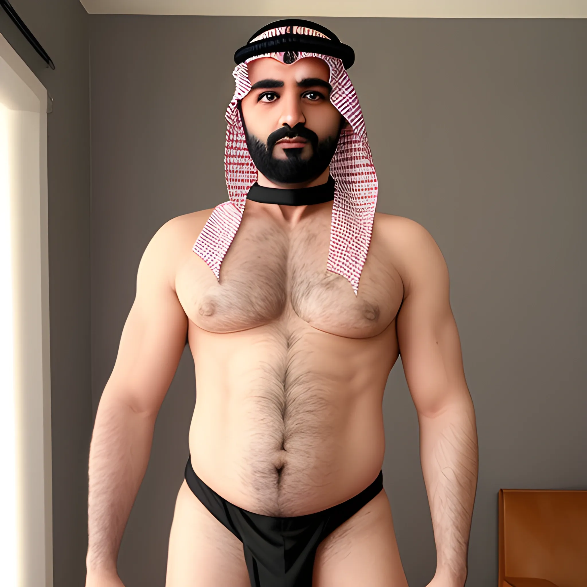 Photo, full body, daddy, master, arab