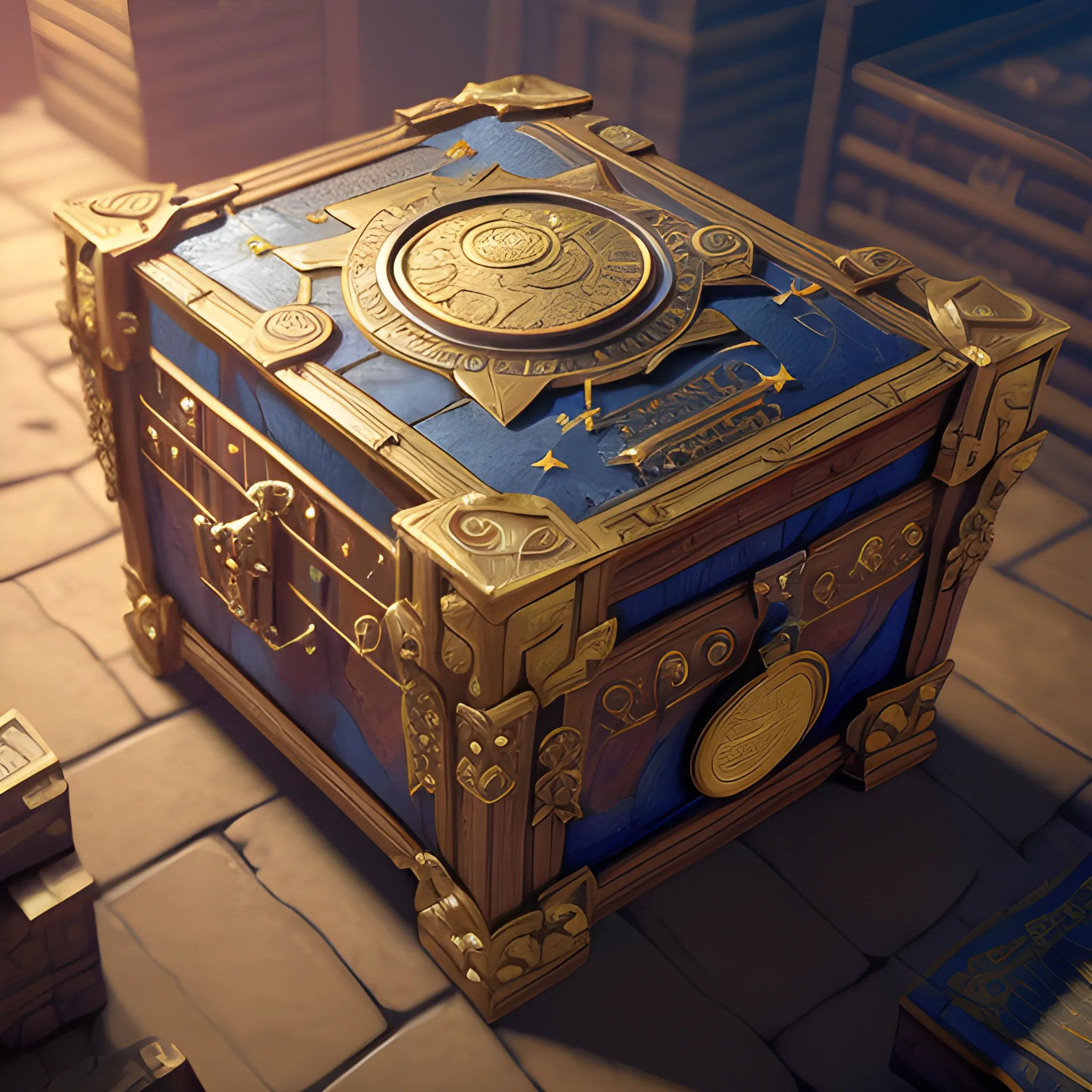 chest with coins, 8k, high resolution, high quality, photorealistic, hyperrealistic, detailed, detailed matte painting, deep color, fantastical, intricate detail, splash screen, complementary colors, fantasy concept art, 8k resolution trending on Artstation Unreal Engine