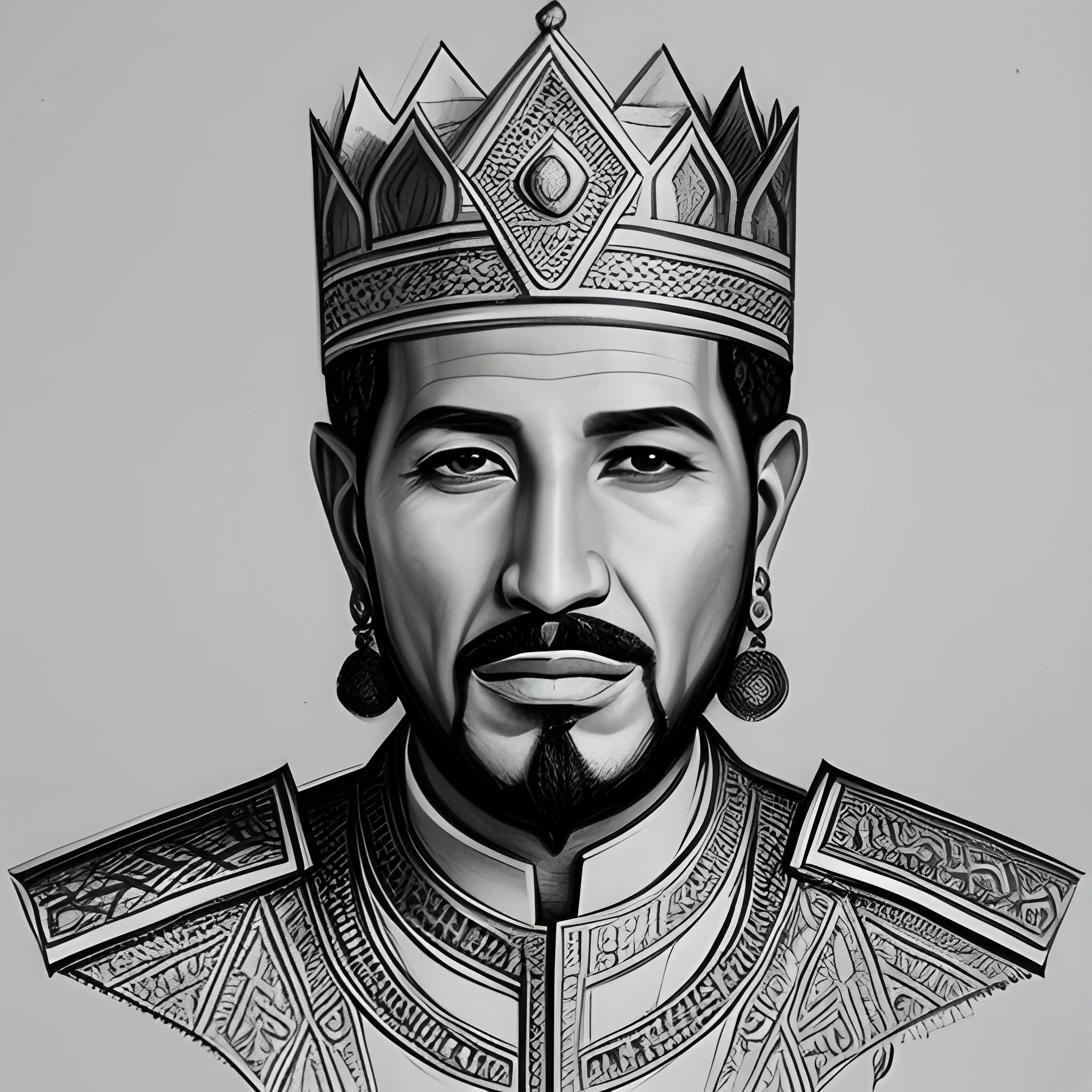 Morocco
King Mohammed 6
 Pencil Sketch