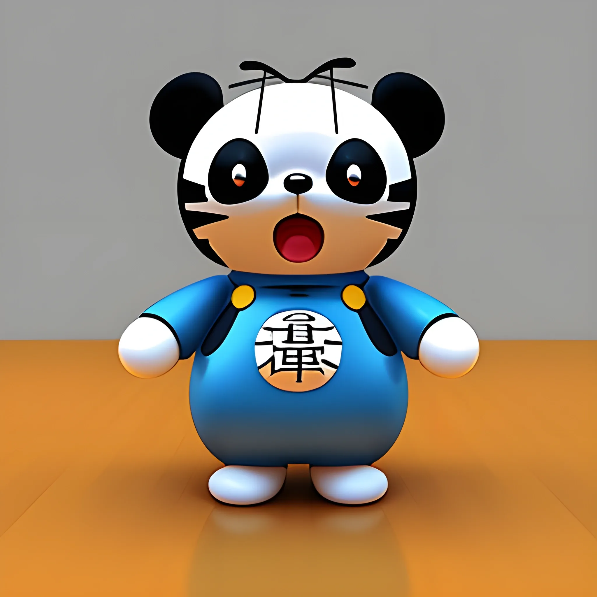 doraemon,iron, 3D，china panda，