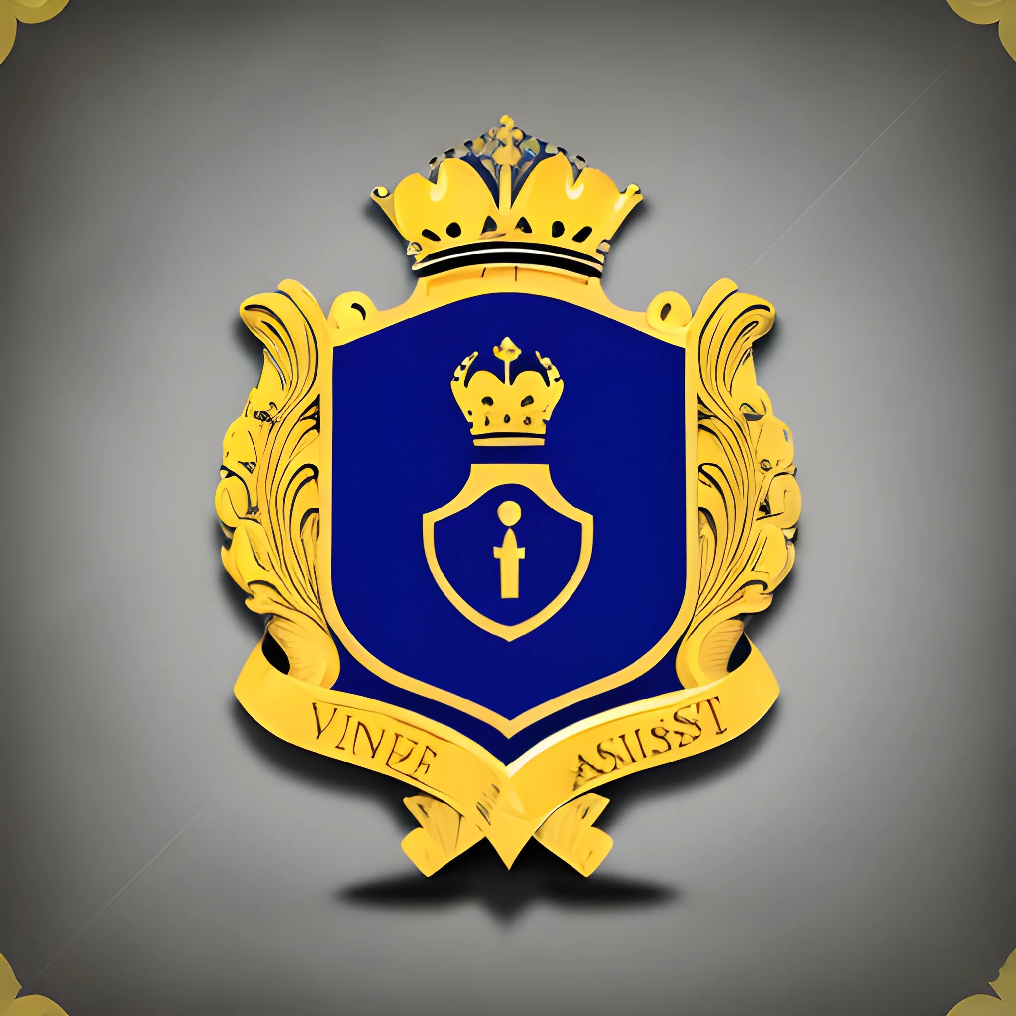 Royal vintage security business symbol
