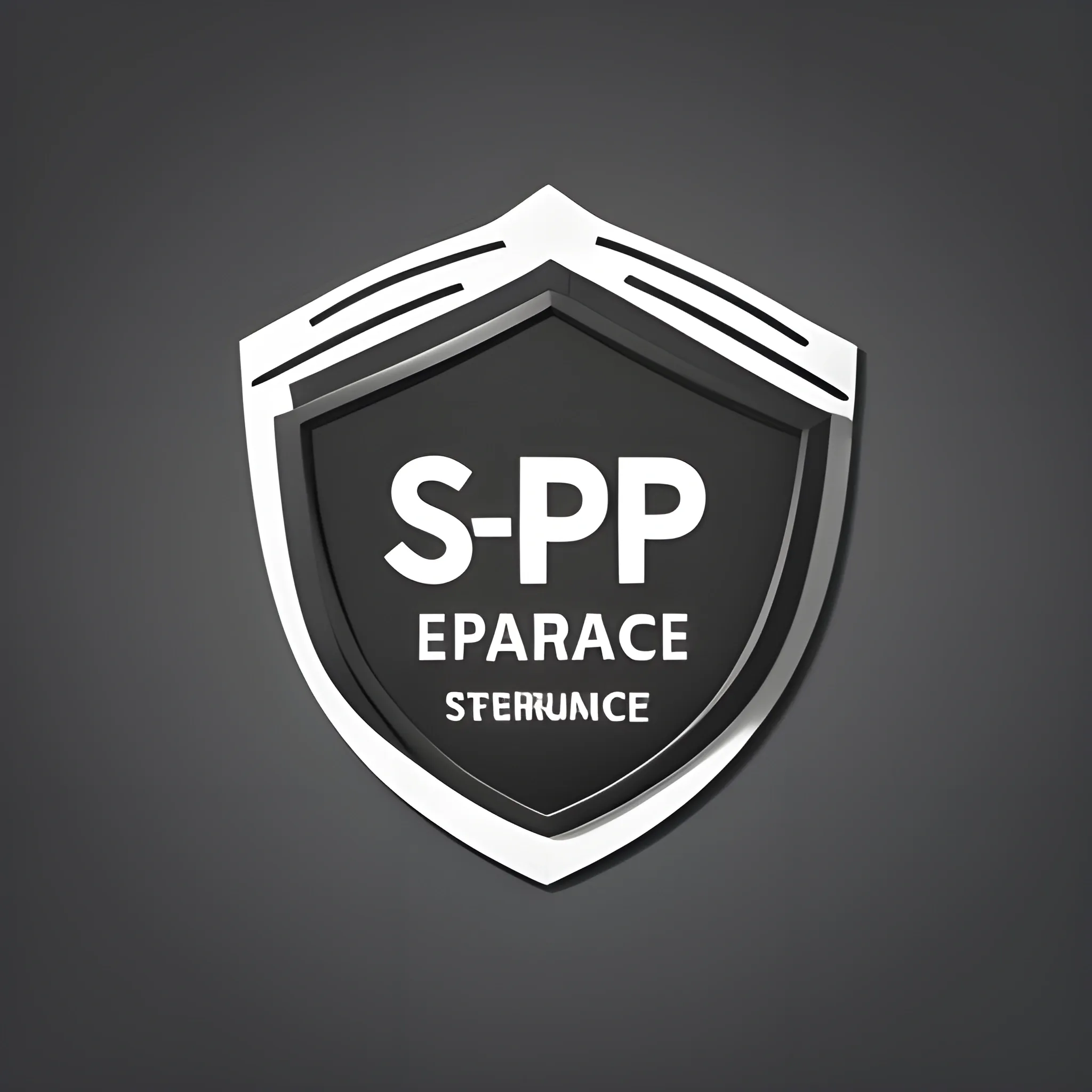 Generate an image for an insurance brand called "EP". Imagine a logo that conveys safety, security and trust, all key elements in the insurance industry. Choose black and silver, colors that evoke a sense of calm and reliability. Choose a shield shape to reinforce the idea of stability and confidence. Choose a modern and readable font or alternatively a sans-serif typeface to present a modern and accessible image. Remember that it is essential to work with a professional graphic designer to translate these concepts into a visually appealing and functional design for your "EP" life insurance brand.