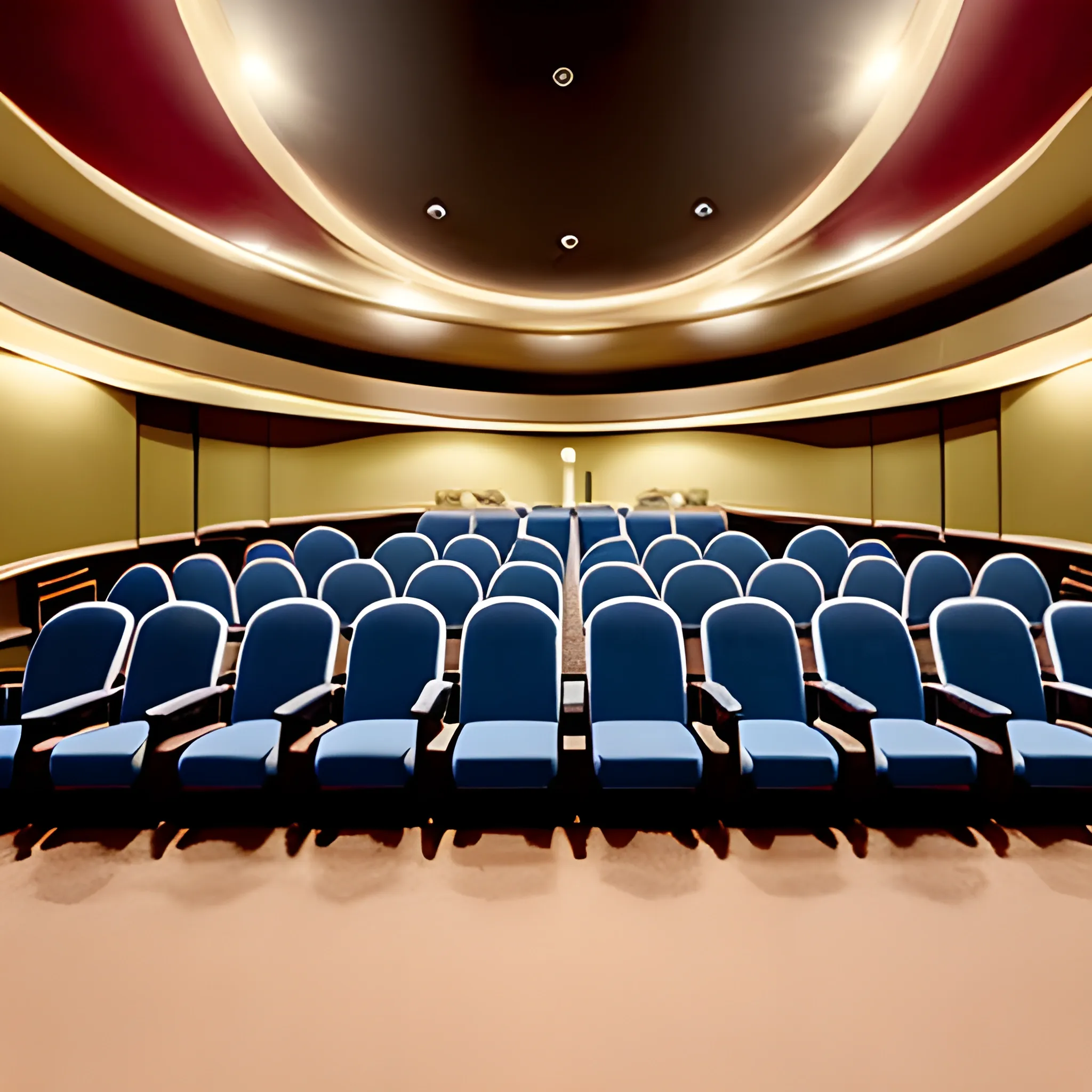 theater with toilet seats