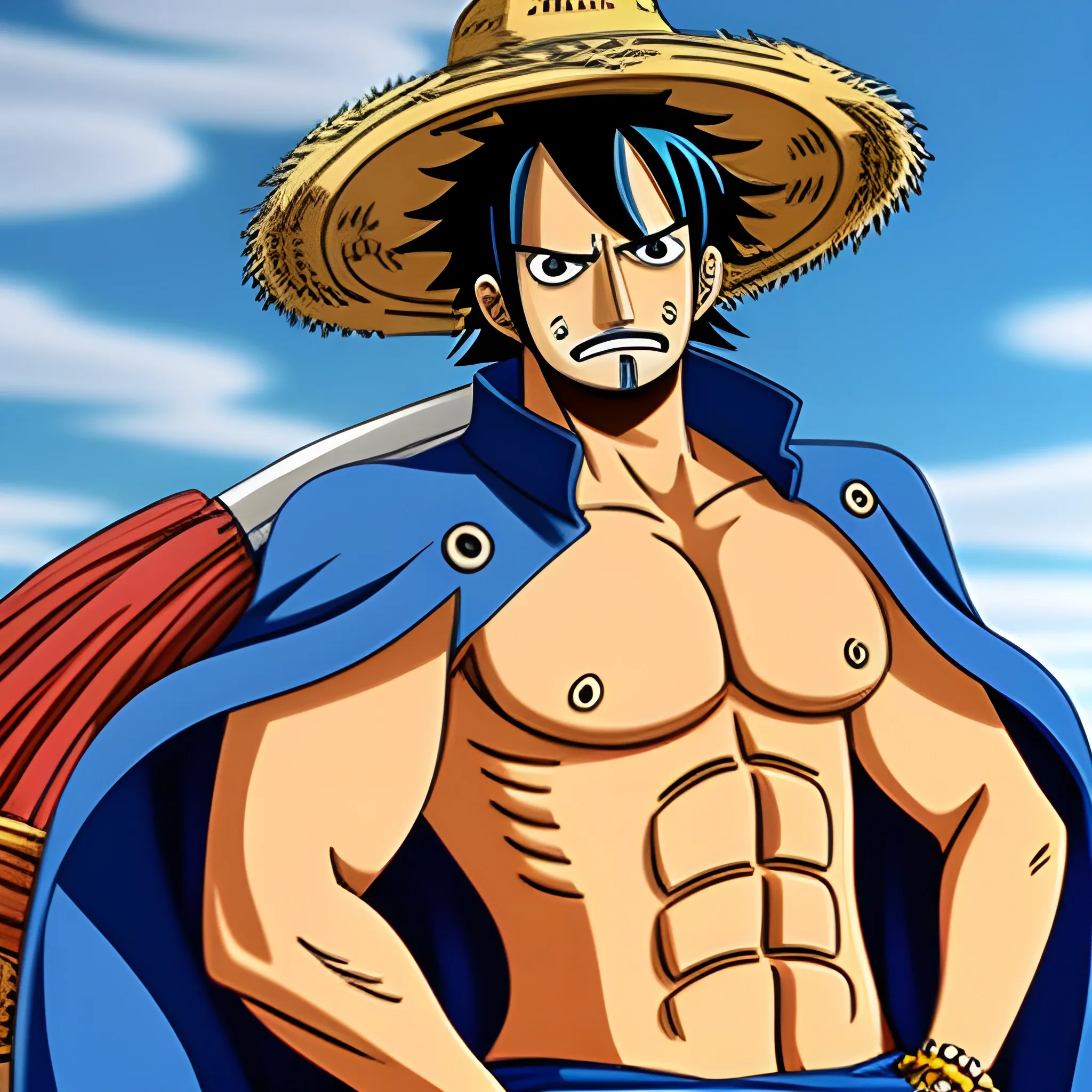 Jimbei from one piece as indian