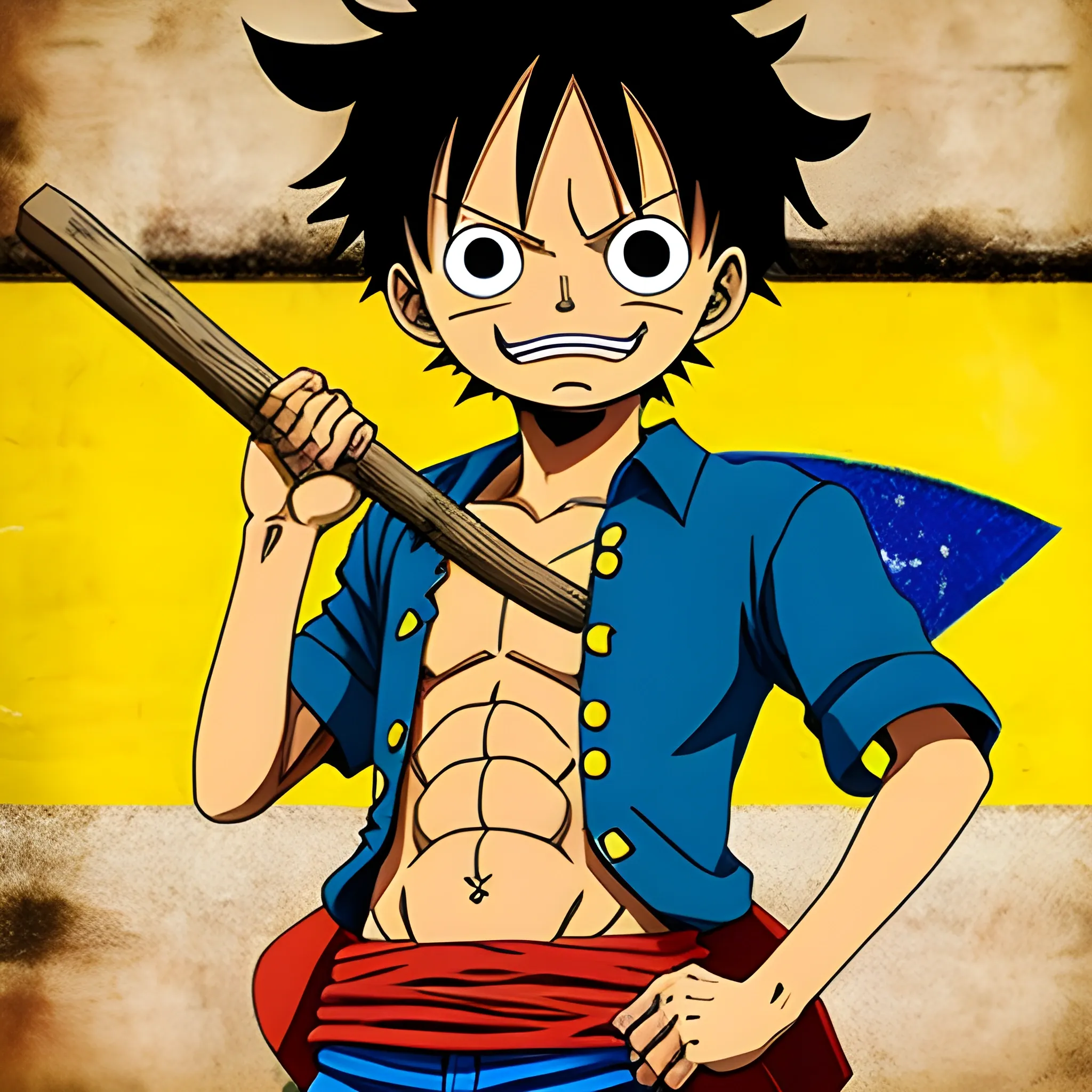 Luffy as brasil