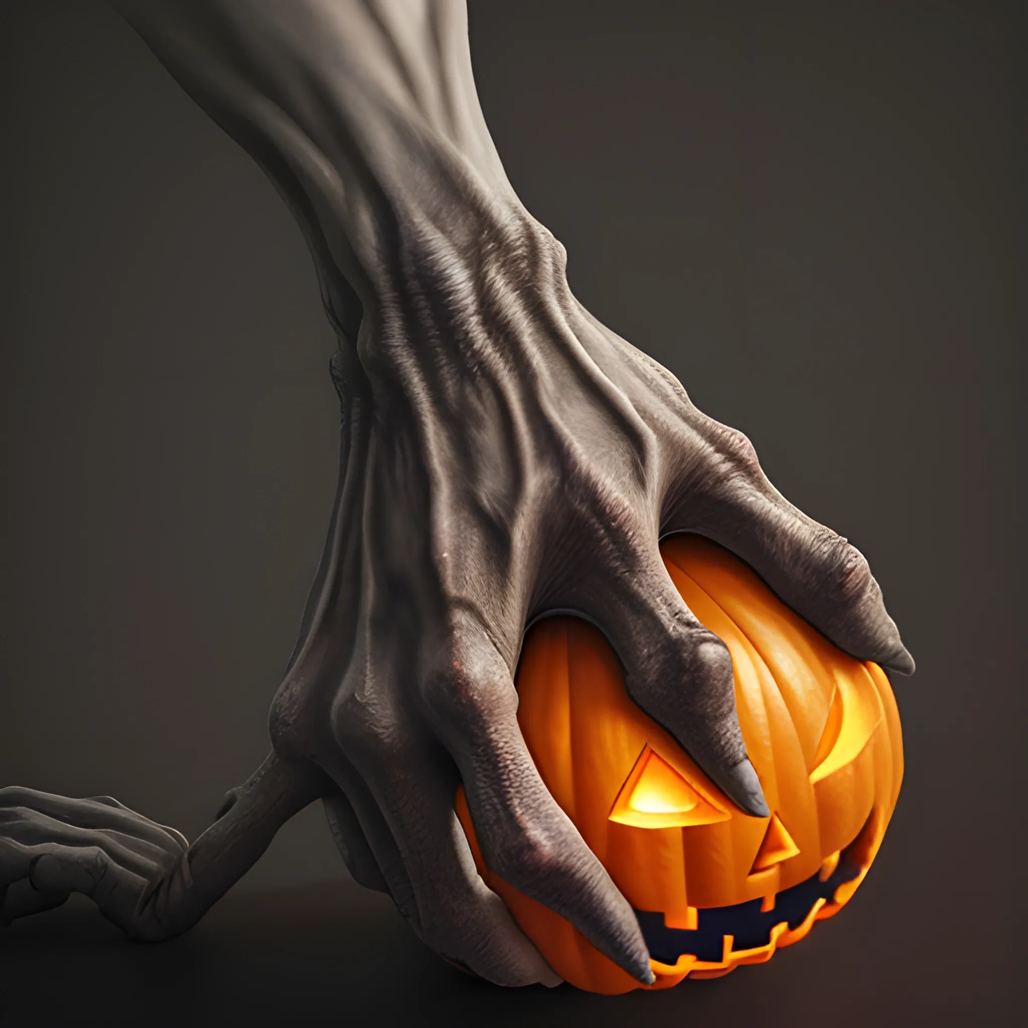 alloween, hyper realistic, resting, OPEN, witch hand, death grip, hyper realistic, creepy, scary