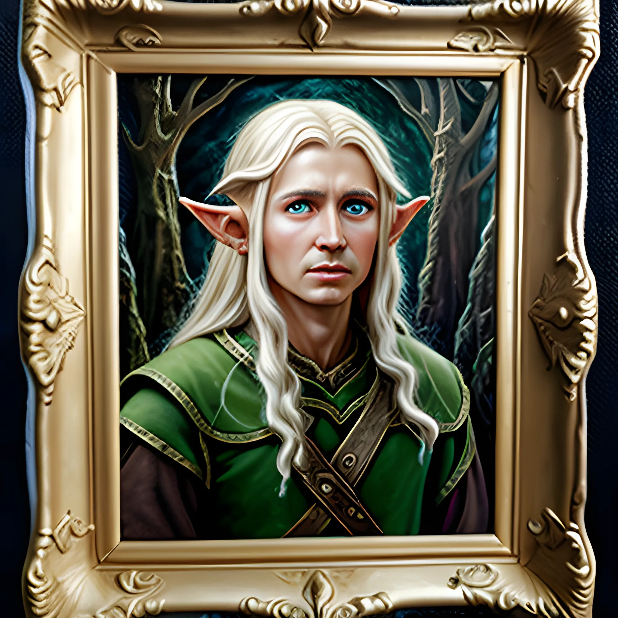 Elf, Middle Earth, Oil Painting